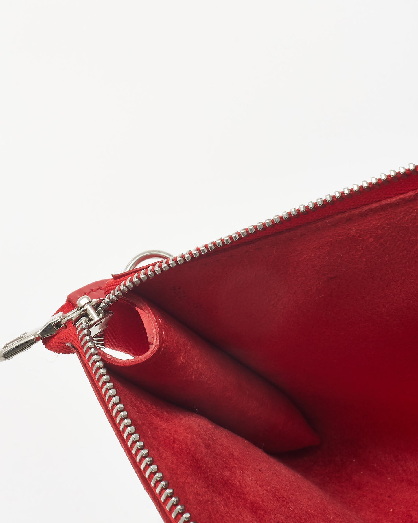 Louis Vuitton Red Epi Leather Pochette Accessoires Bag