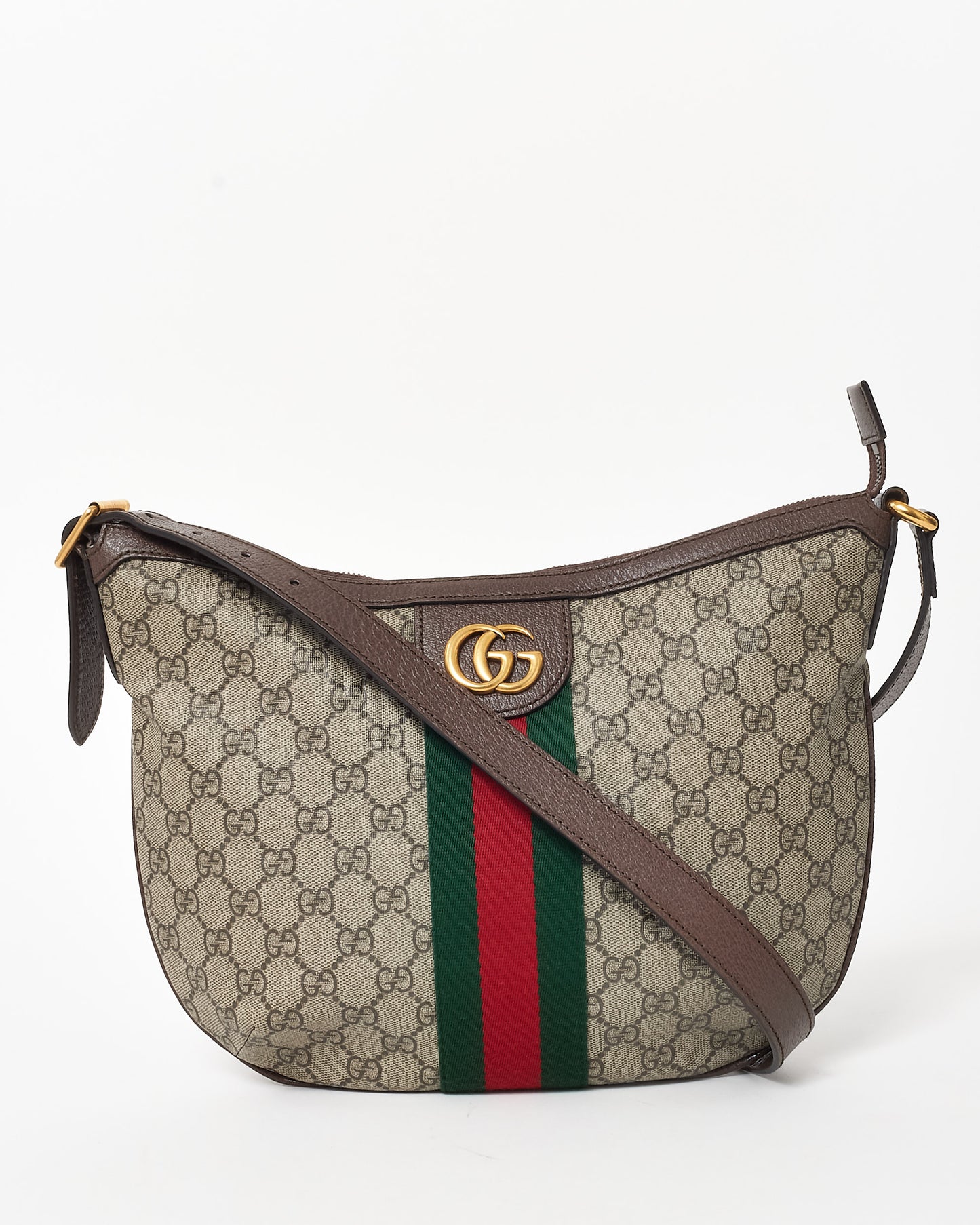 Gucci Monogram Coated Canvas Small Ophidia Crossbody Bag