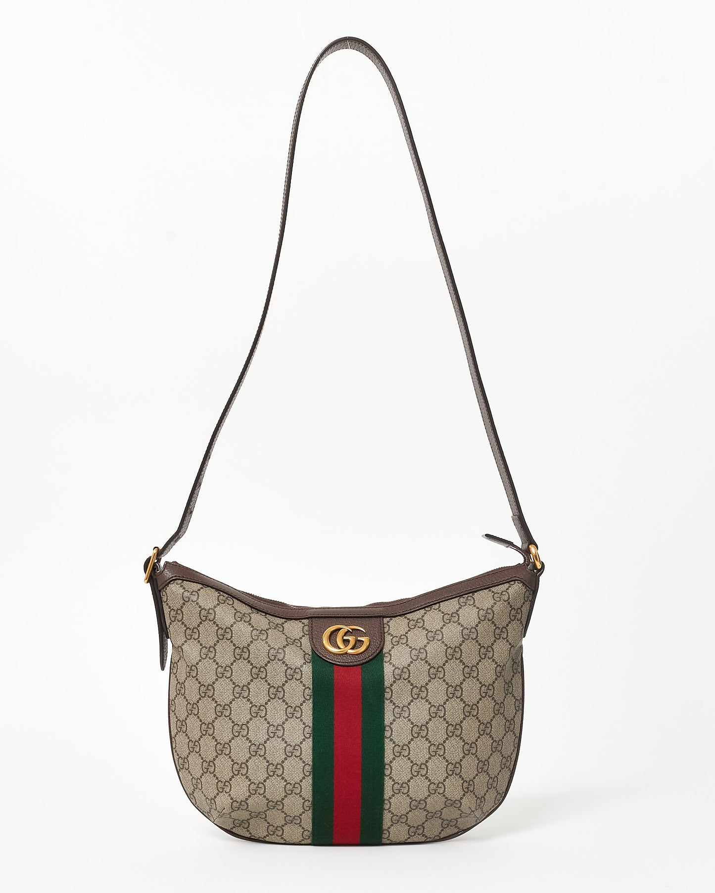 Gucci Monogram Coated Canvas Small Ophidia Crossbody Bag