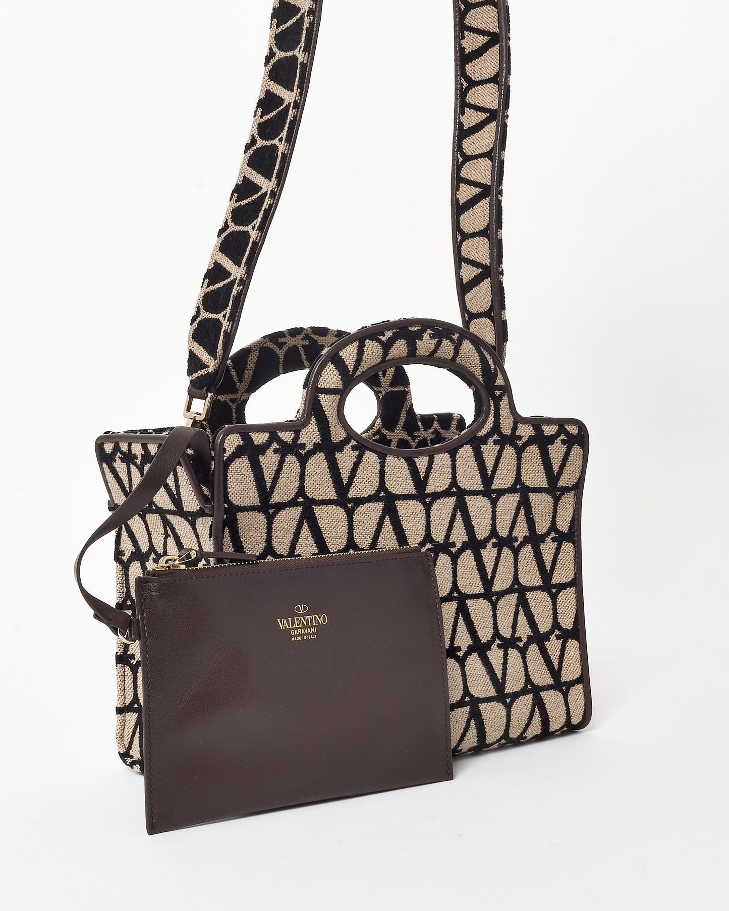 Valentino Le Troisième Toile Iconographic Small Tote Bag