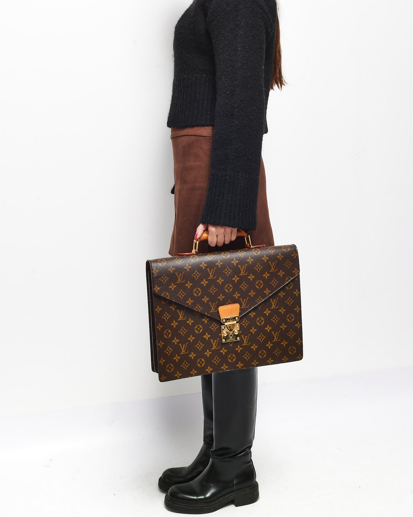 Louis Vuitton Vintage Monogram Canvas Serviette Ambassadeur Briefcase