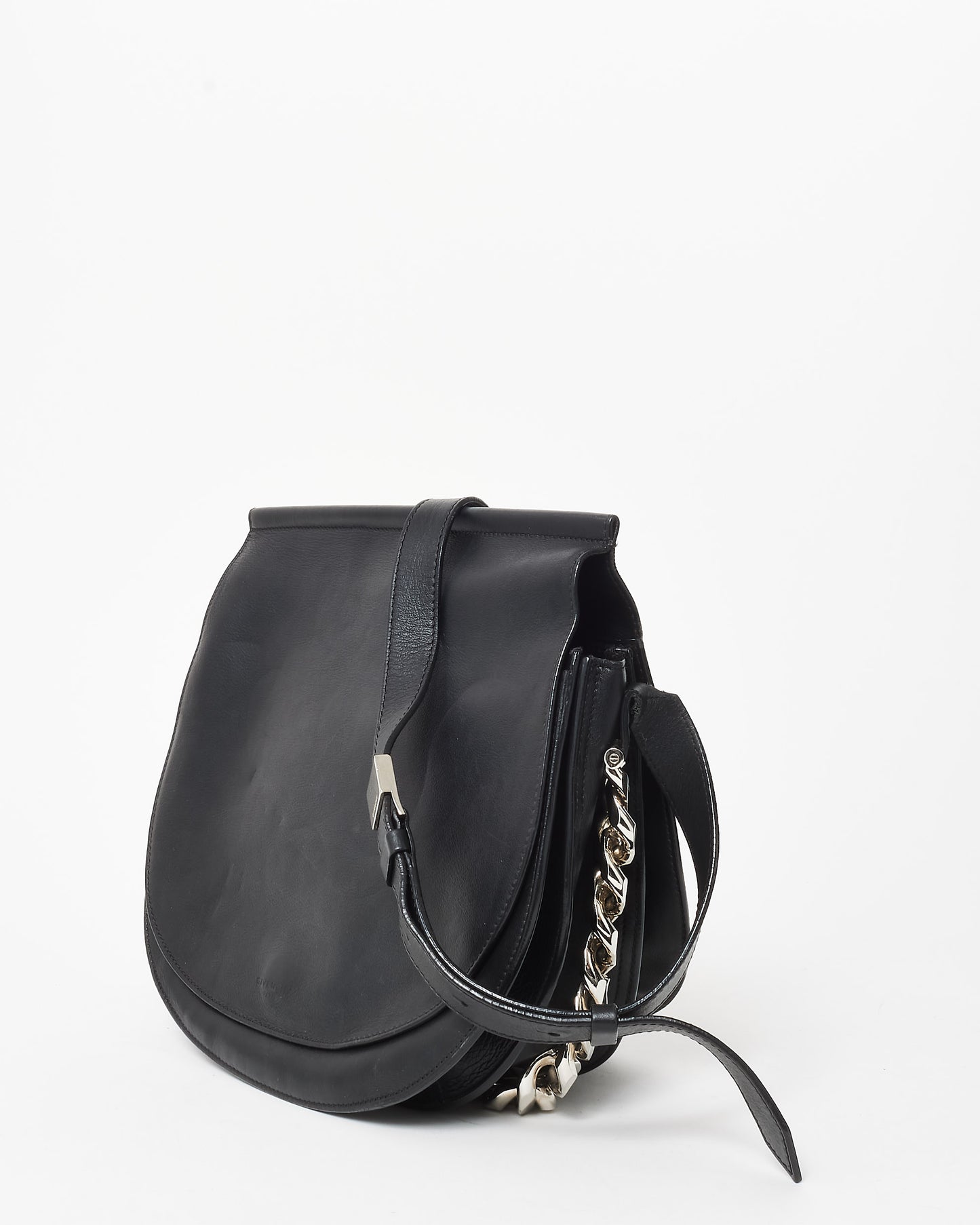 Givenchy Black Leather Chain Crossbody Bag