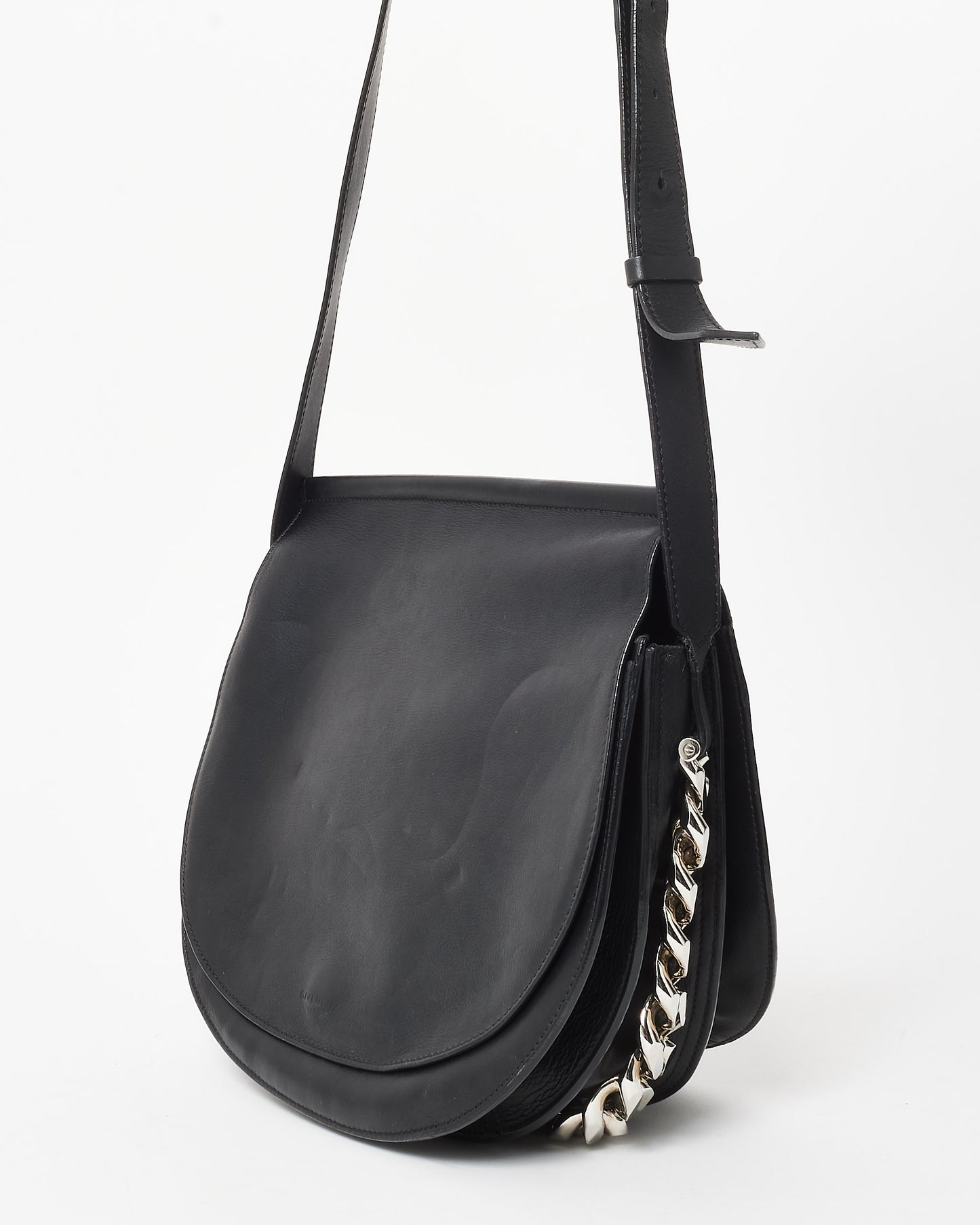 Givenchy Black Leather Chain Crossbody Bag