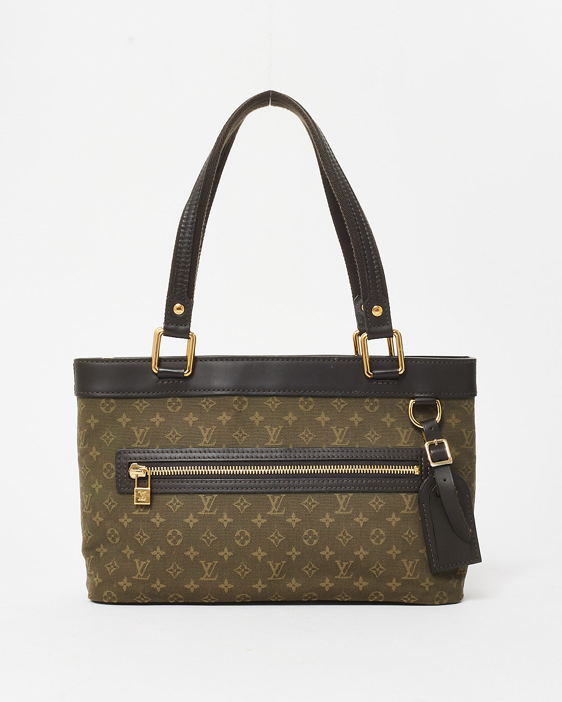 Louis Vuitton Vintage Green Monogram Canvas Mini Lin Sac Lucille PM