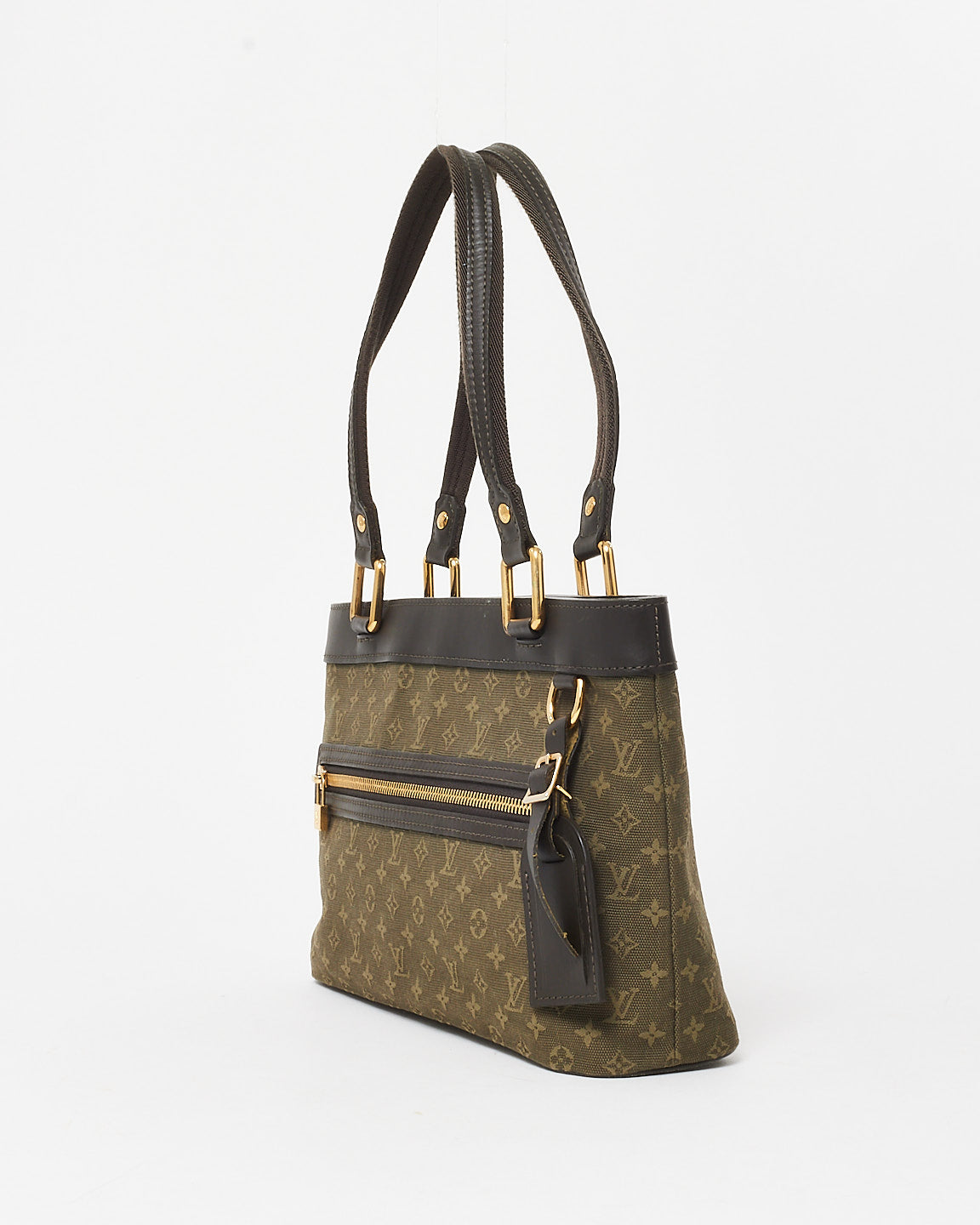 Louis Vuitton Vintage Green Monogram Canvas Mini Lin Sac Lucille PM