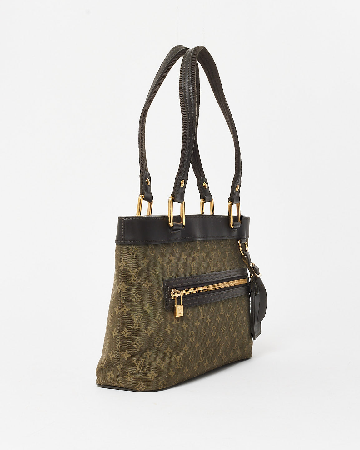 Louis Vuitton Vintage Green Monogram Canvas Mini Lin Sac Lucille PM