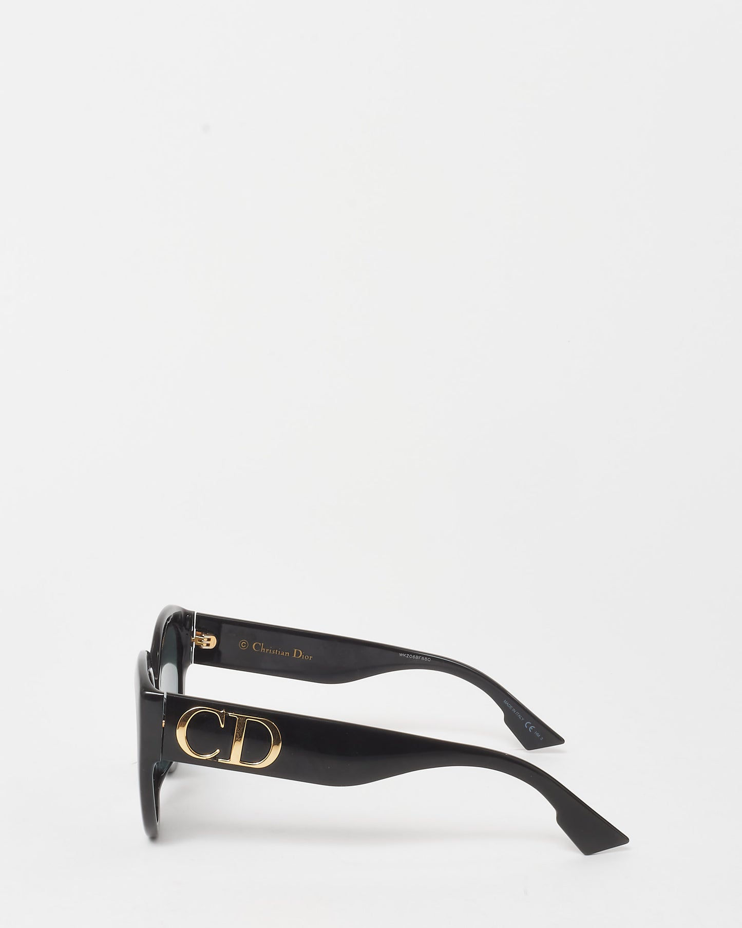 Dior Black Oversized DC DDior F Logo Sunglasses