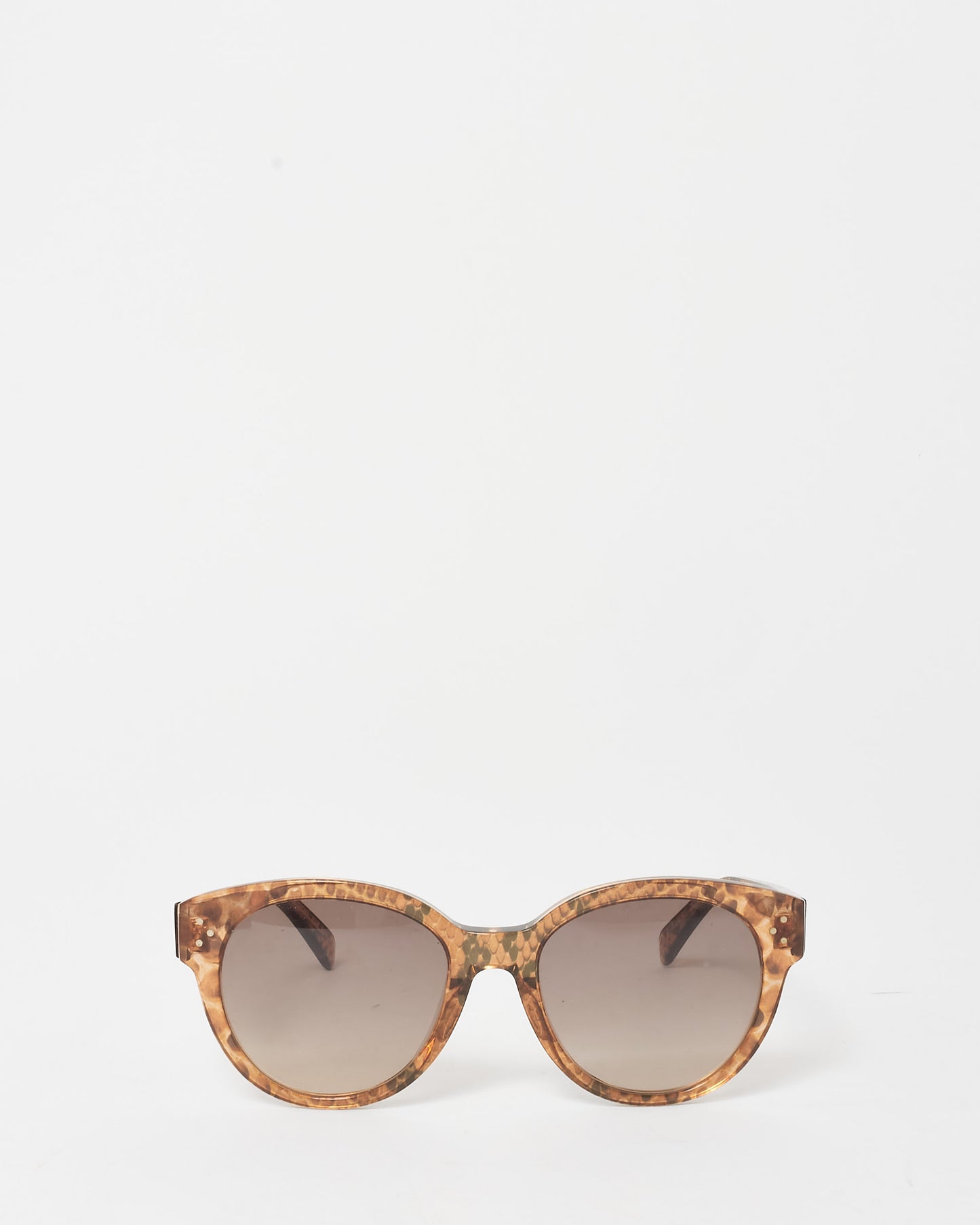 Celine Brown Animal Print Acetate CL401691 Sunglasses