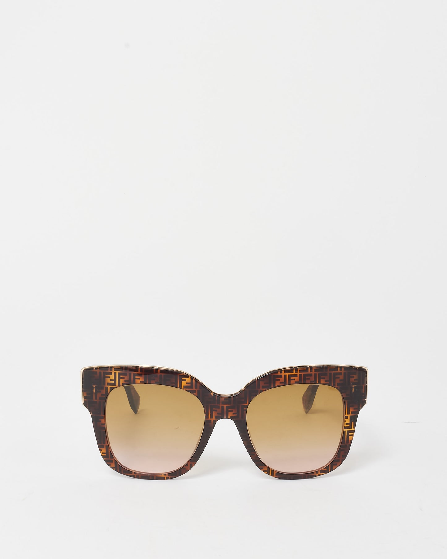 Fendi Brown FF Zucca Logo FF0359/G/S Oversized Sunglasses