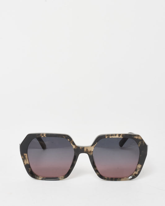 Dior Black 
Grey Tortoise Pentagon DiorMidnight S2F Sunglasses