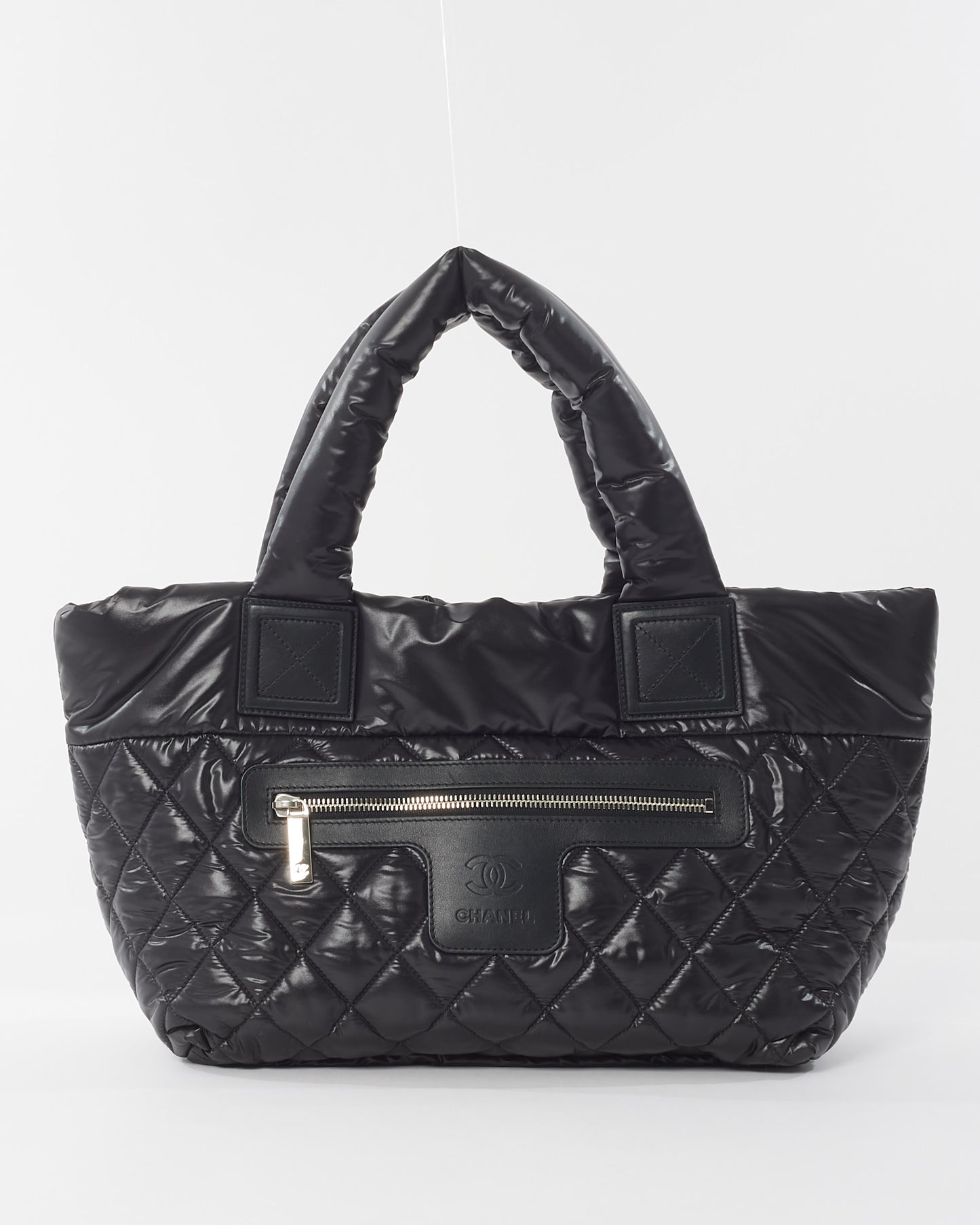 Chanel Black Nylon Coco Cocoon Quilted Puffer Tote