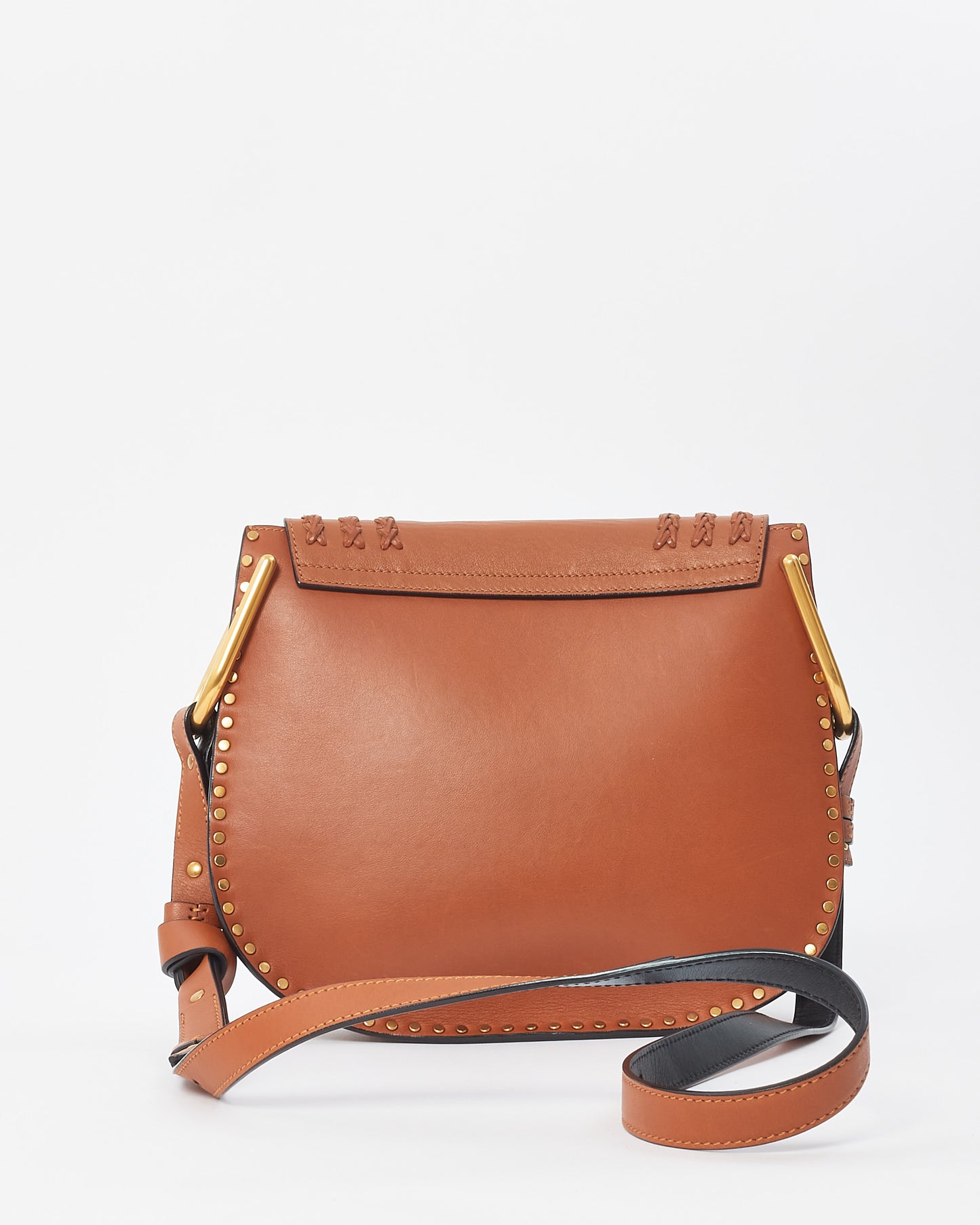 Chloé Brown Leather Hudson Crossbody Bag