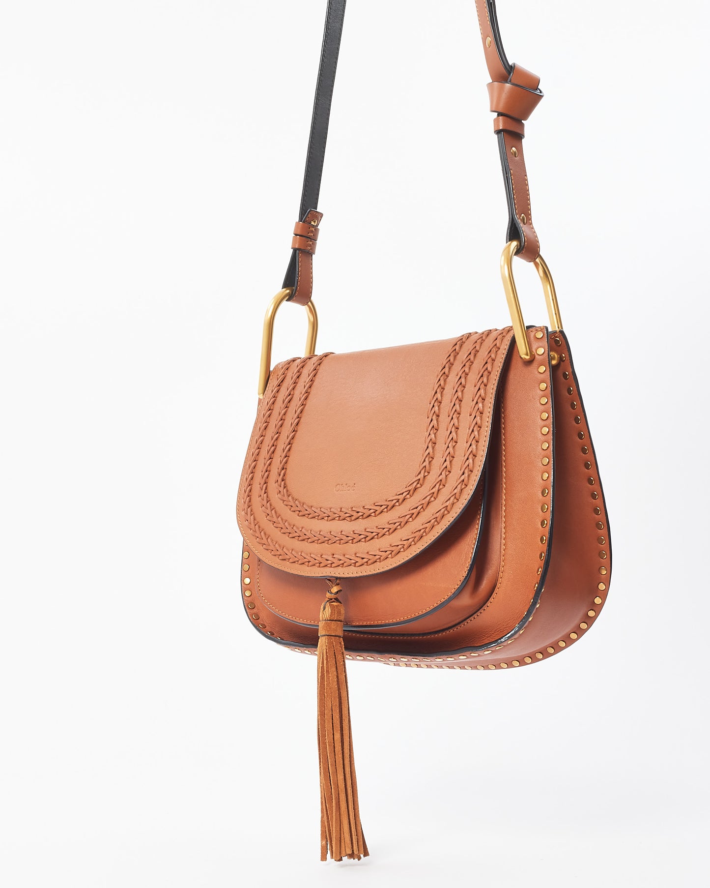 Chloé Brown Leather Hudson Crossbody Bag