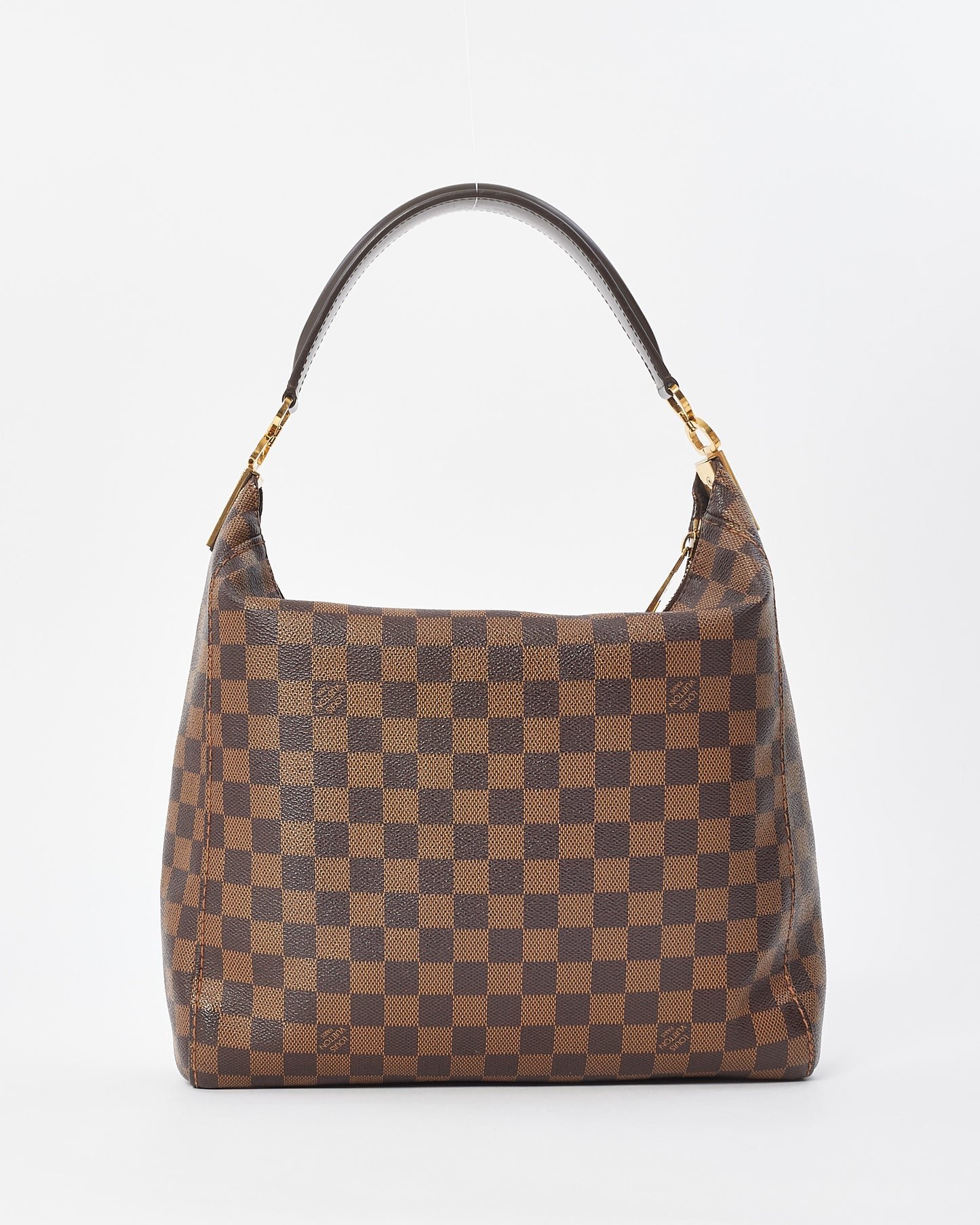 Louis Vuitton Damier Ebene Coated Canvas Portobello GM Bag