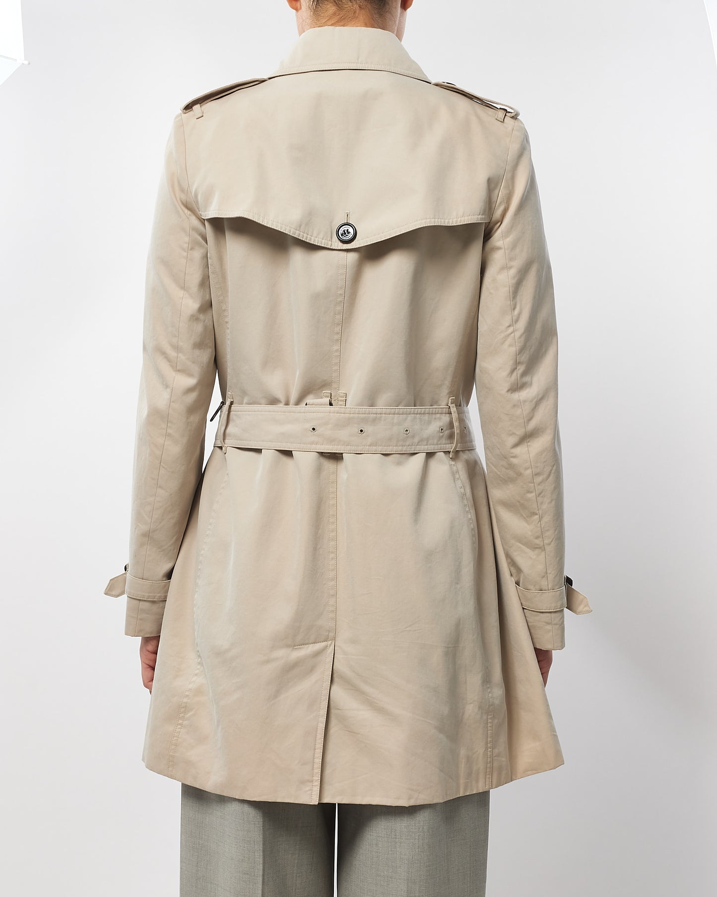 Burberry Beige Trench Coat - 4