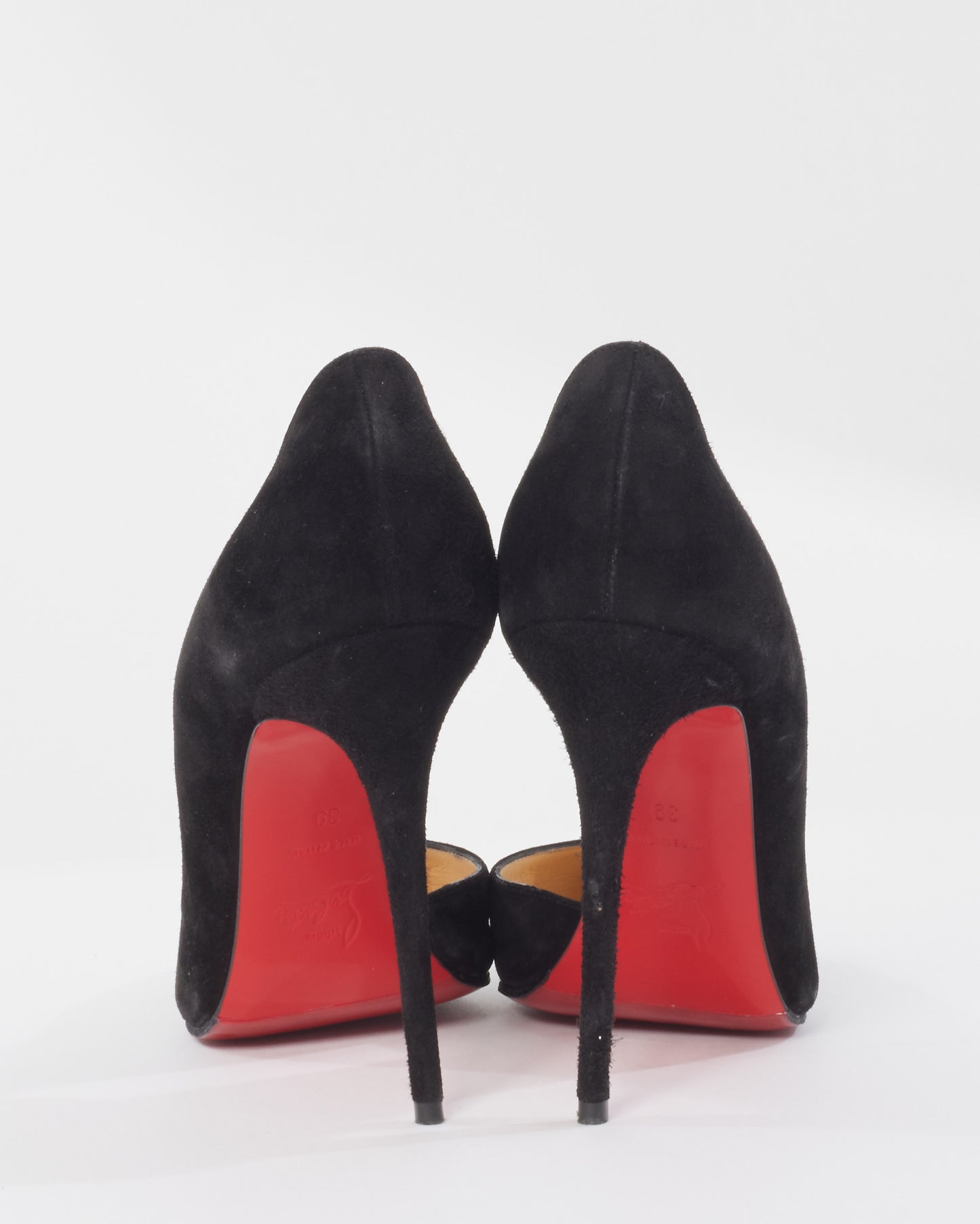 Christian Louboutin Black Suede Iriza Pump - 39