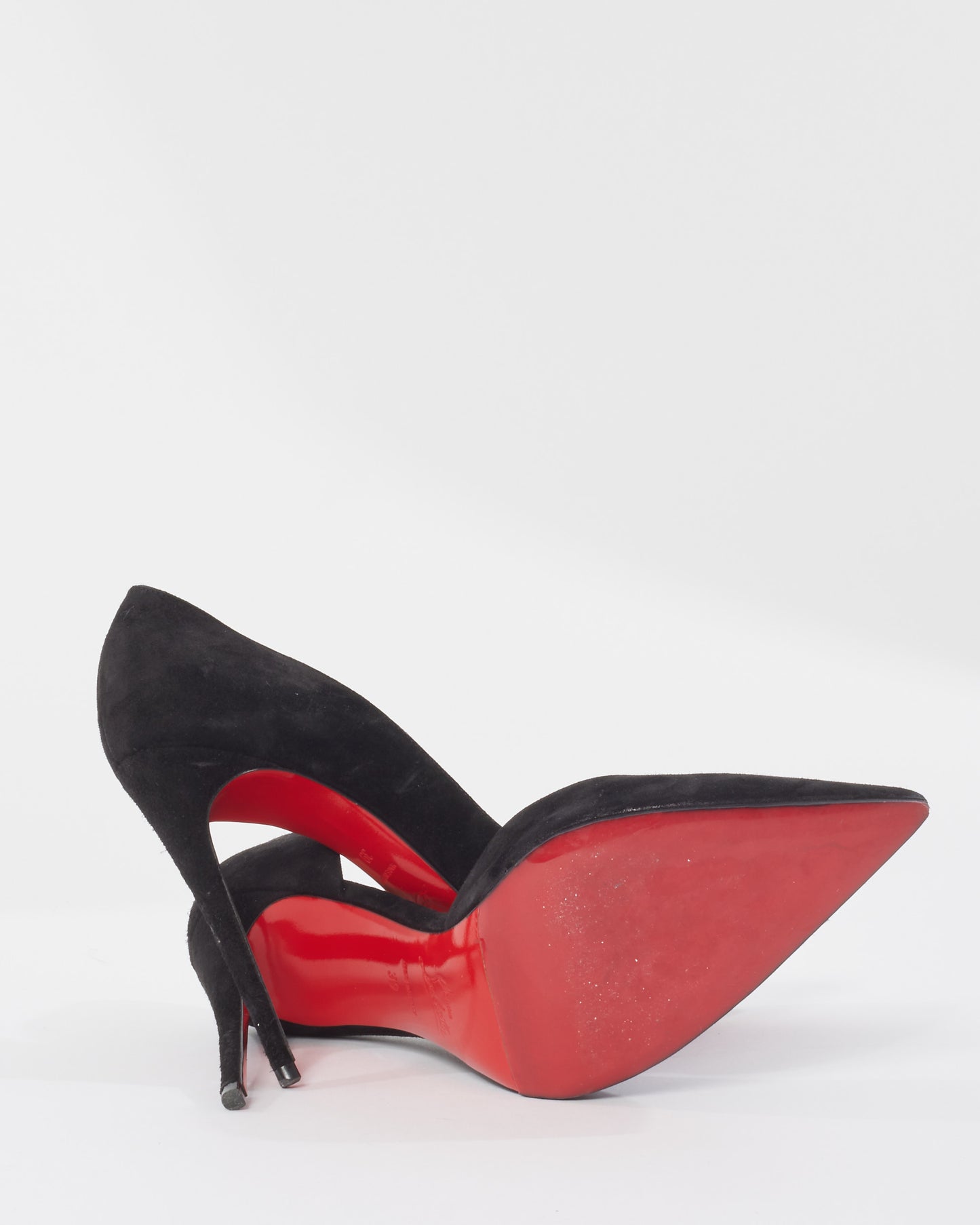 Christian Louboutin Black Suede Iriza Pump - 39