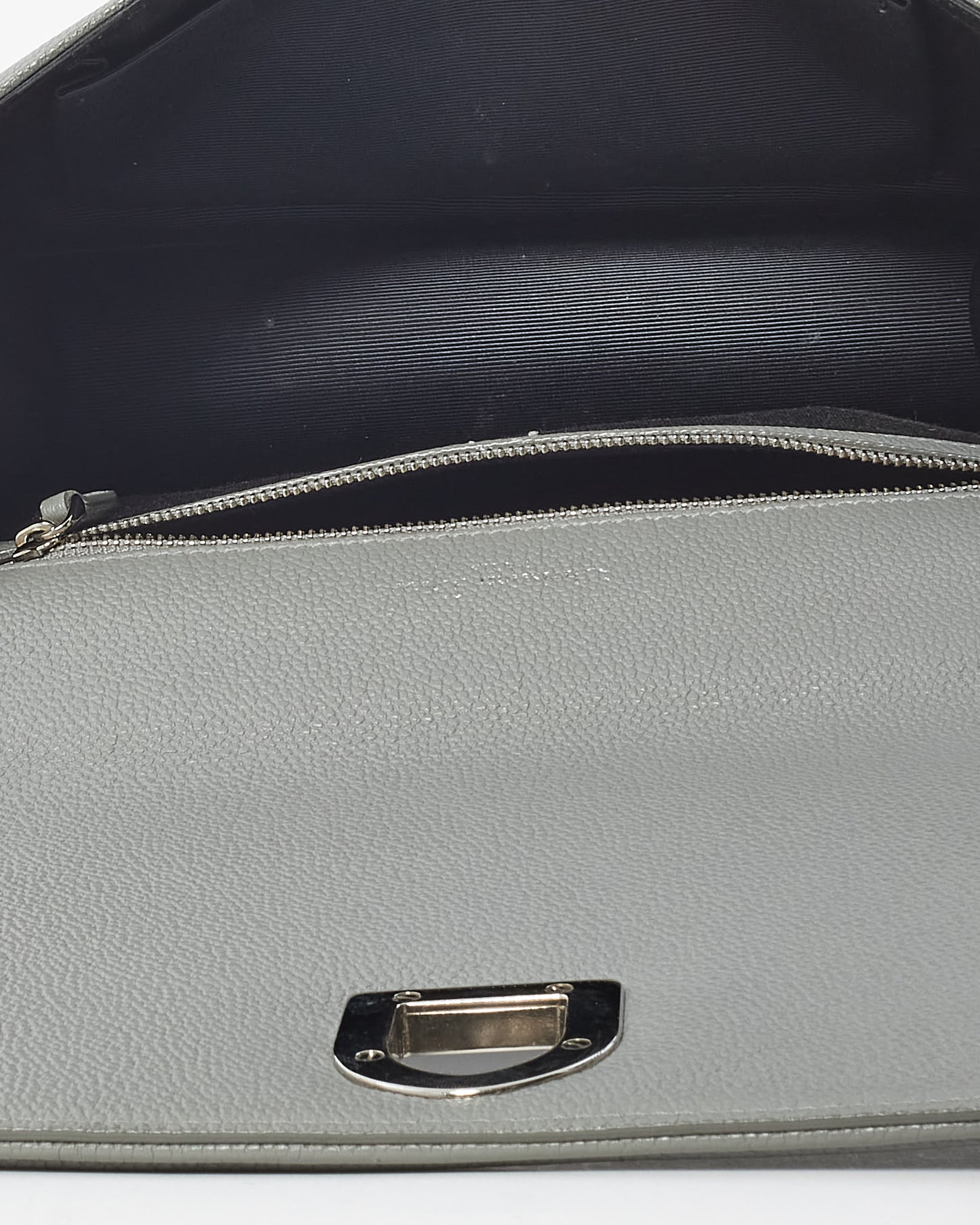 Dior Grey Leather Cannage Diorama Shoulder Bag