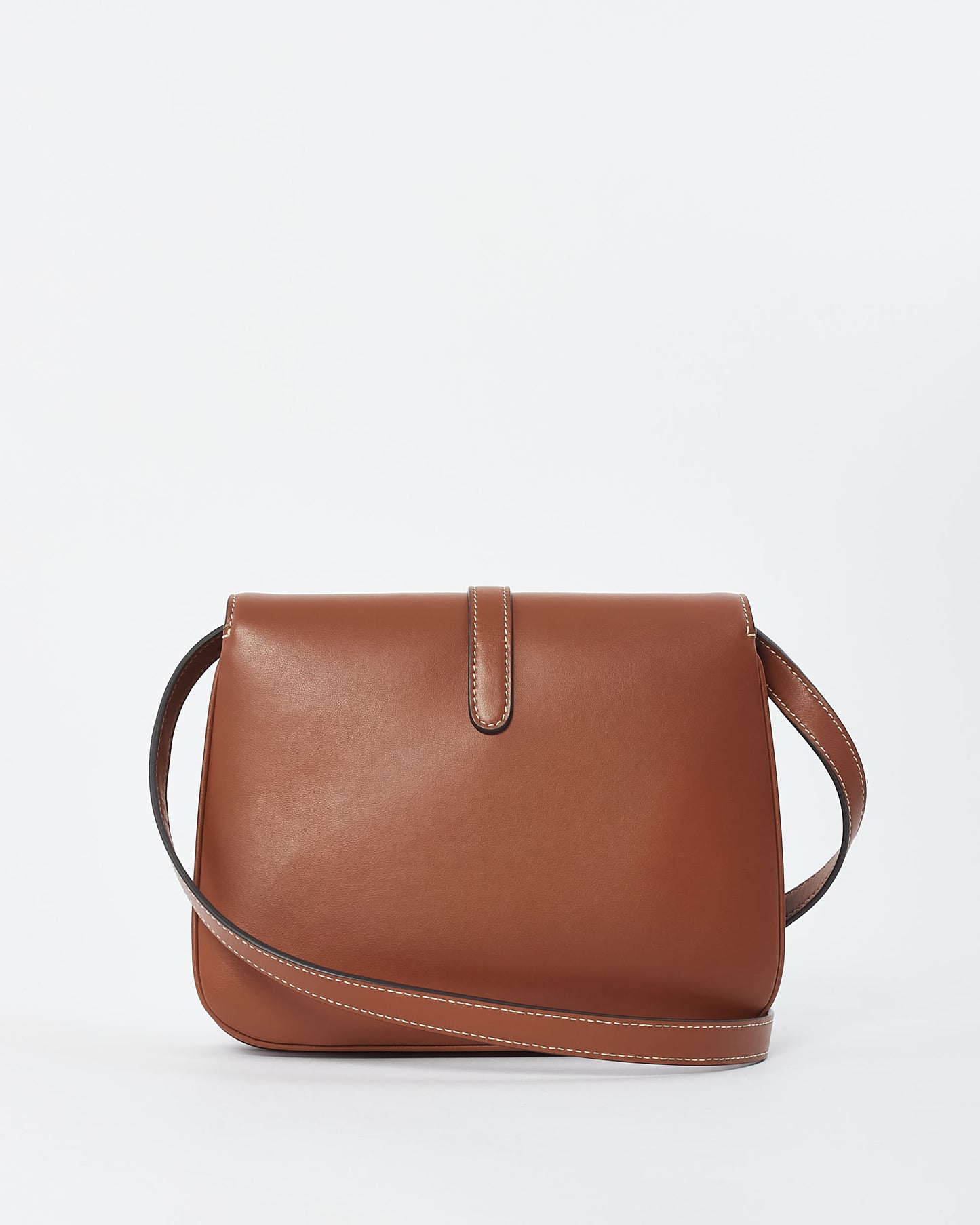 Celine Tan Smooth Leather Medium Tabou Crossbody Bag