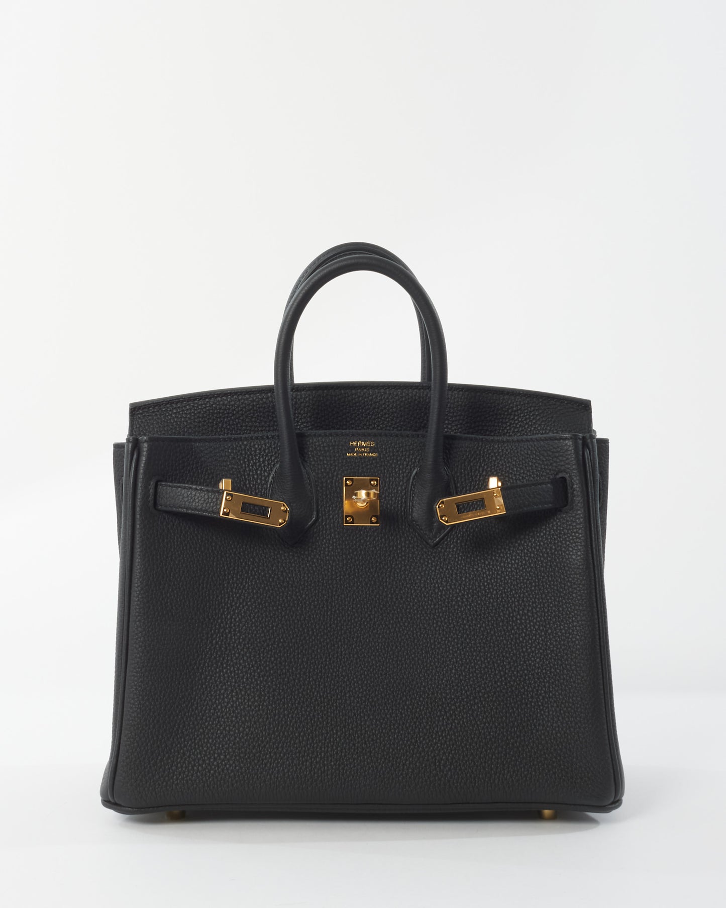 Hermès Black Togo Leather Birkin 25 GHW