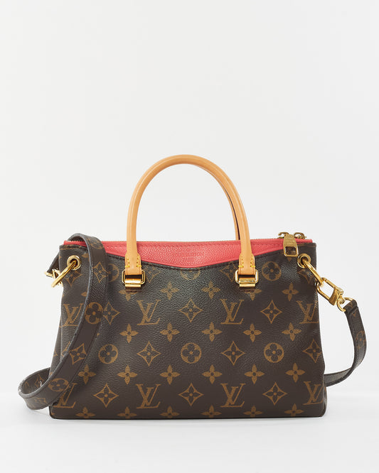 Louis Vuitton Monogram Coated Canvas PM Pallas Crossbody Bag