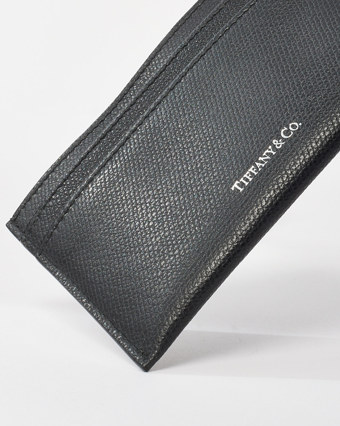 Tiffany 
Co. Black Leather Card Case