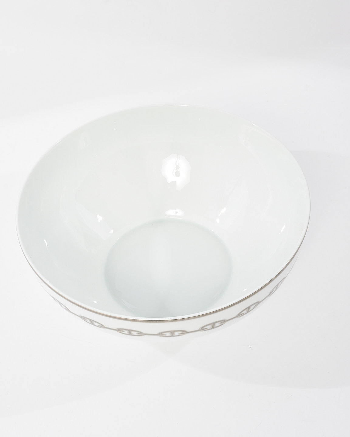 Hermès White 
Silver Chaine D
Ancre Bowl