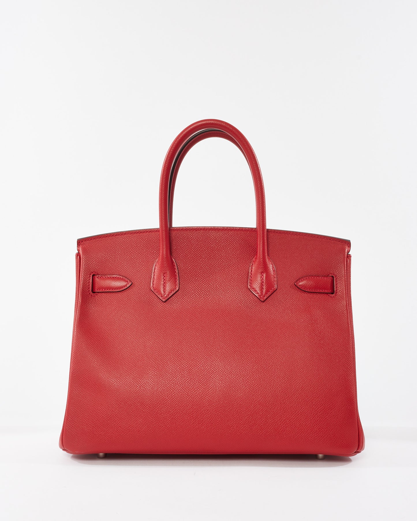 Hermès Red Epsom Leather Birkin 30 SHW