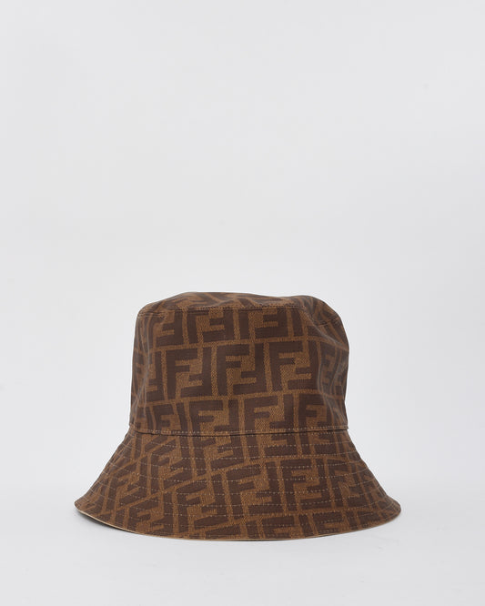 Fendi Zucca Print Canvas Bucket Hat - 58CM