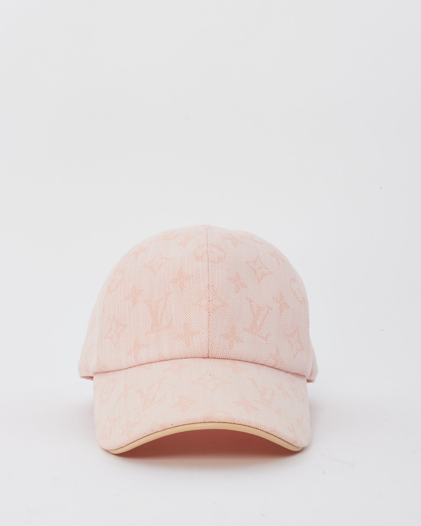 Louis Vuitton Pink Cotton Monogram LV First Baseball Cap