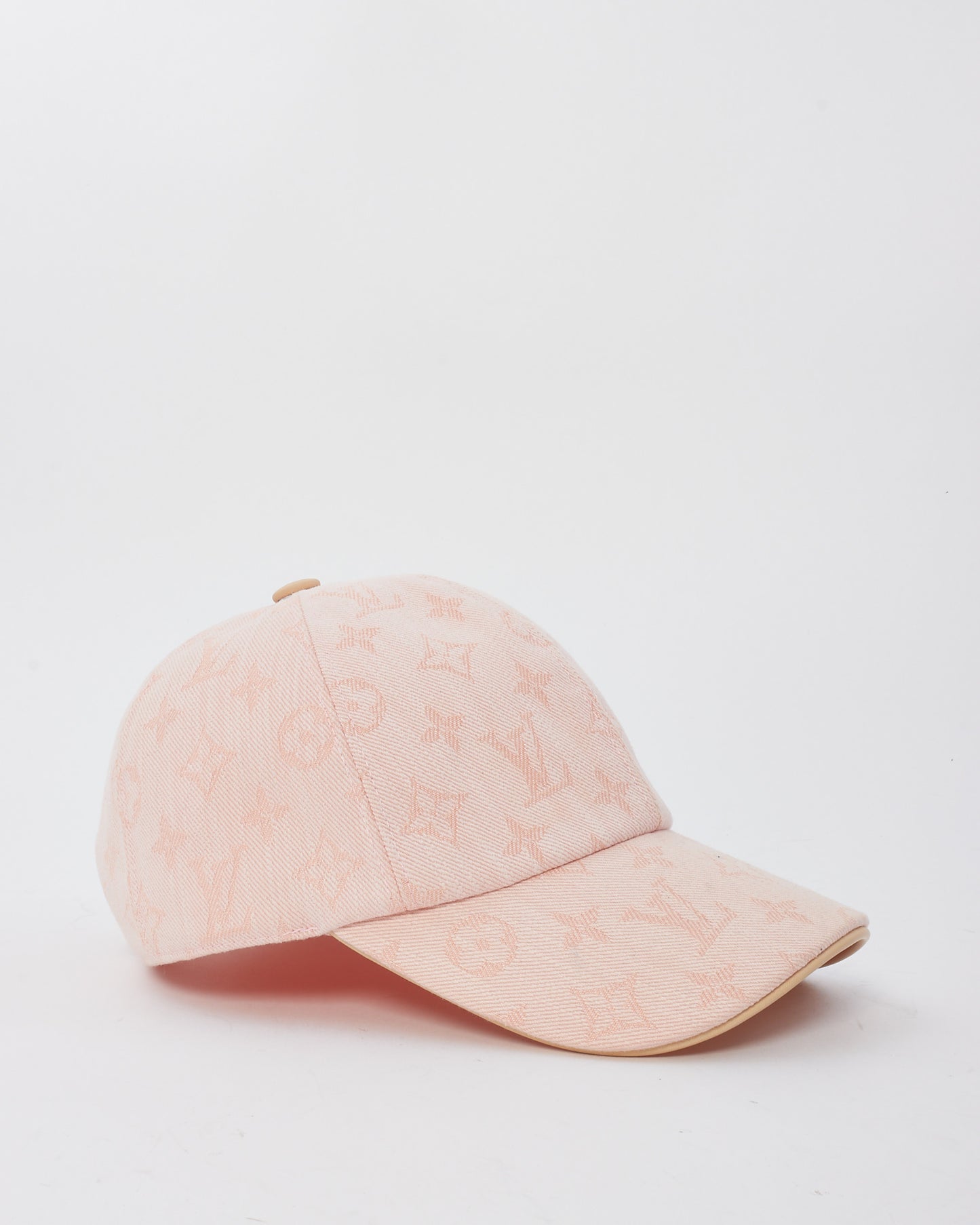 Louis Vuitton Pink Cotton Monogram LV First Baseball Cap