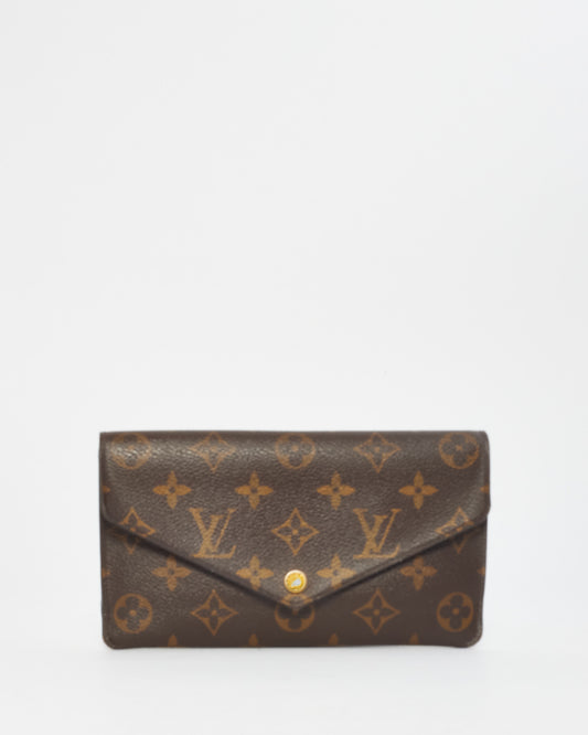 Louis Vuitton Monogram Coated Canvas Sarah Wallet