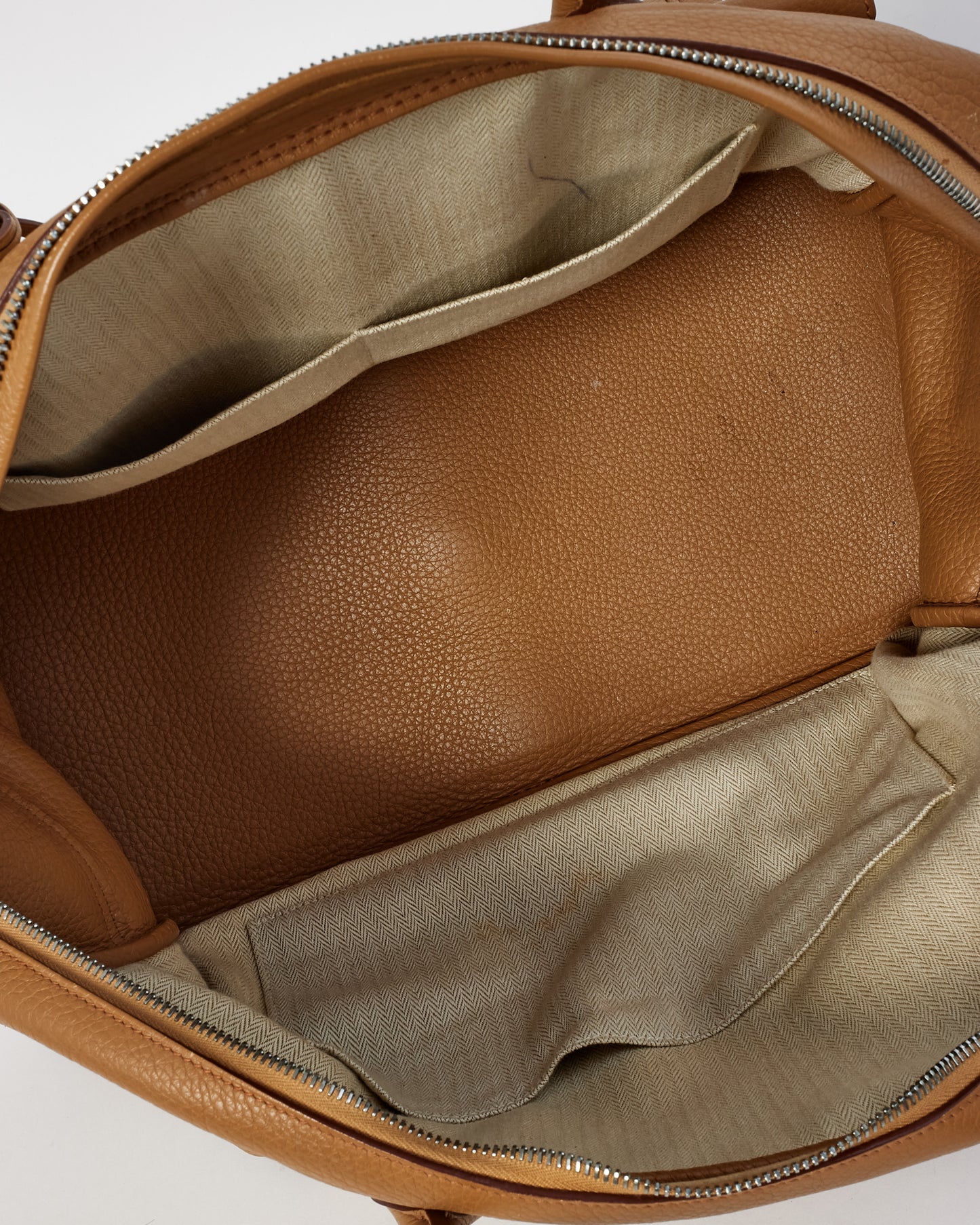 Hermès Tan Leather Steve Travel Bag