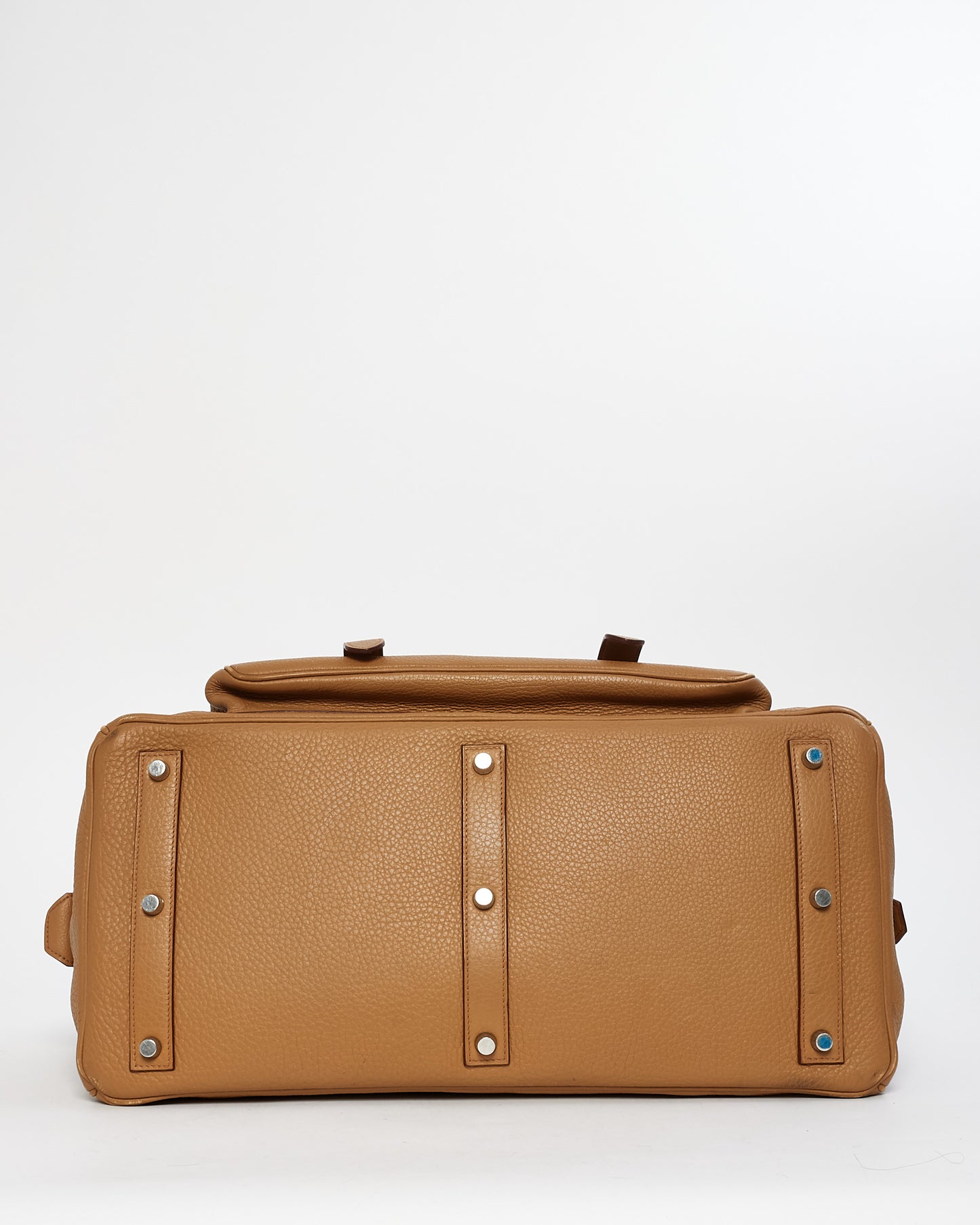 Hermès Tan Leather Steve Travel Bag