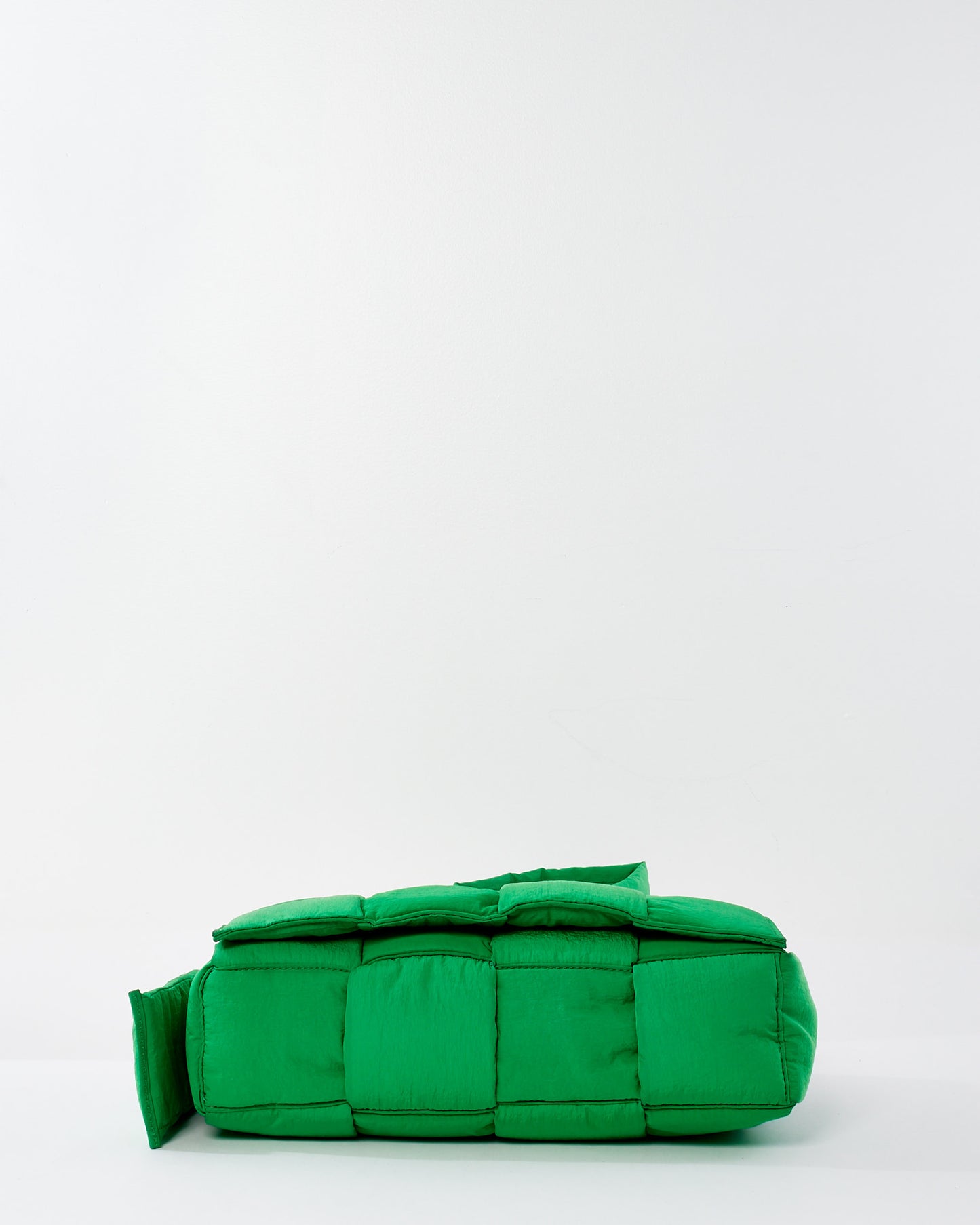 Bottega Veneta Parakeet Green Nylon Tech Padded Cassette Bag