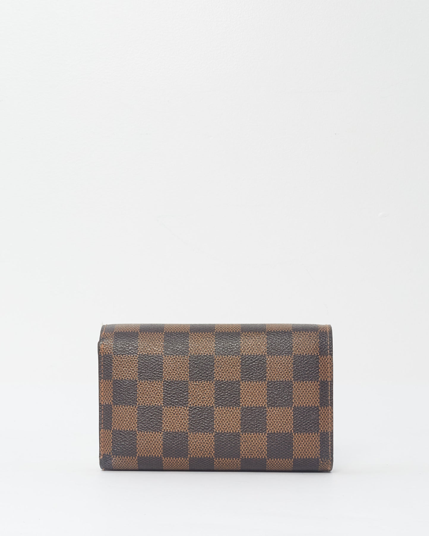 Louis Vuitton Damier Ebene Canvas Trifold French Wallet