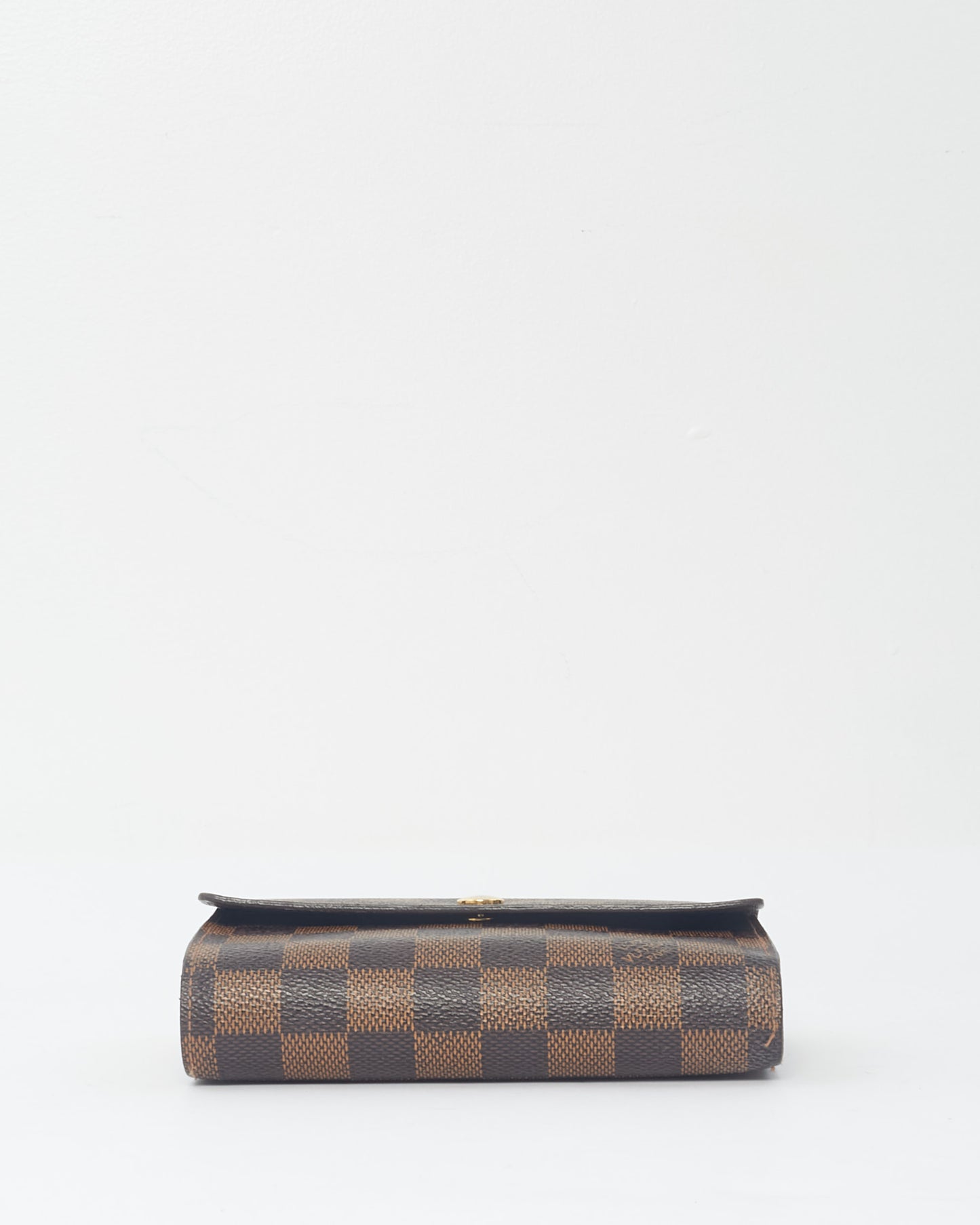 Louis Vuitton Damier Ebene Canvas Trifold French Wallet