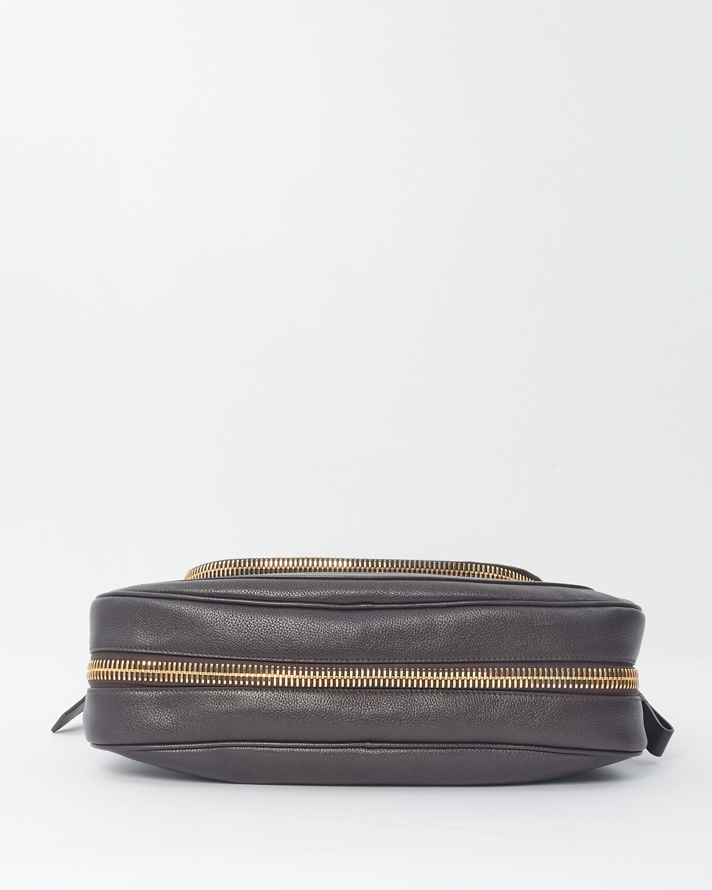 Tom Ford Brown Leather Jennifer Messenger Bag