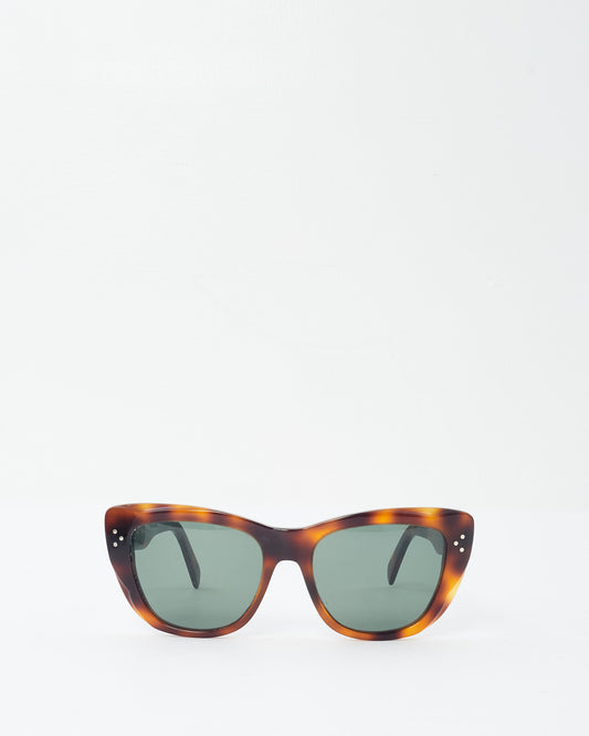 Celine Brown Tortoise CL401991 Cat Eye Sunglasses