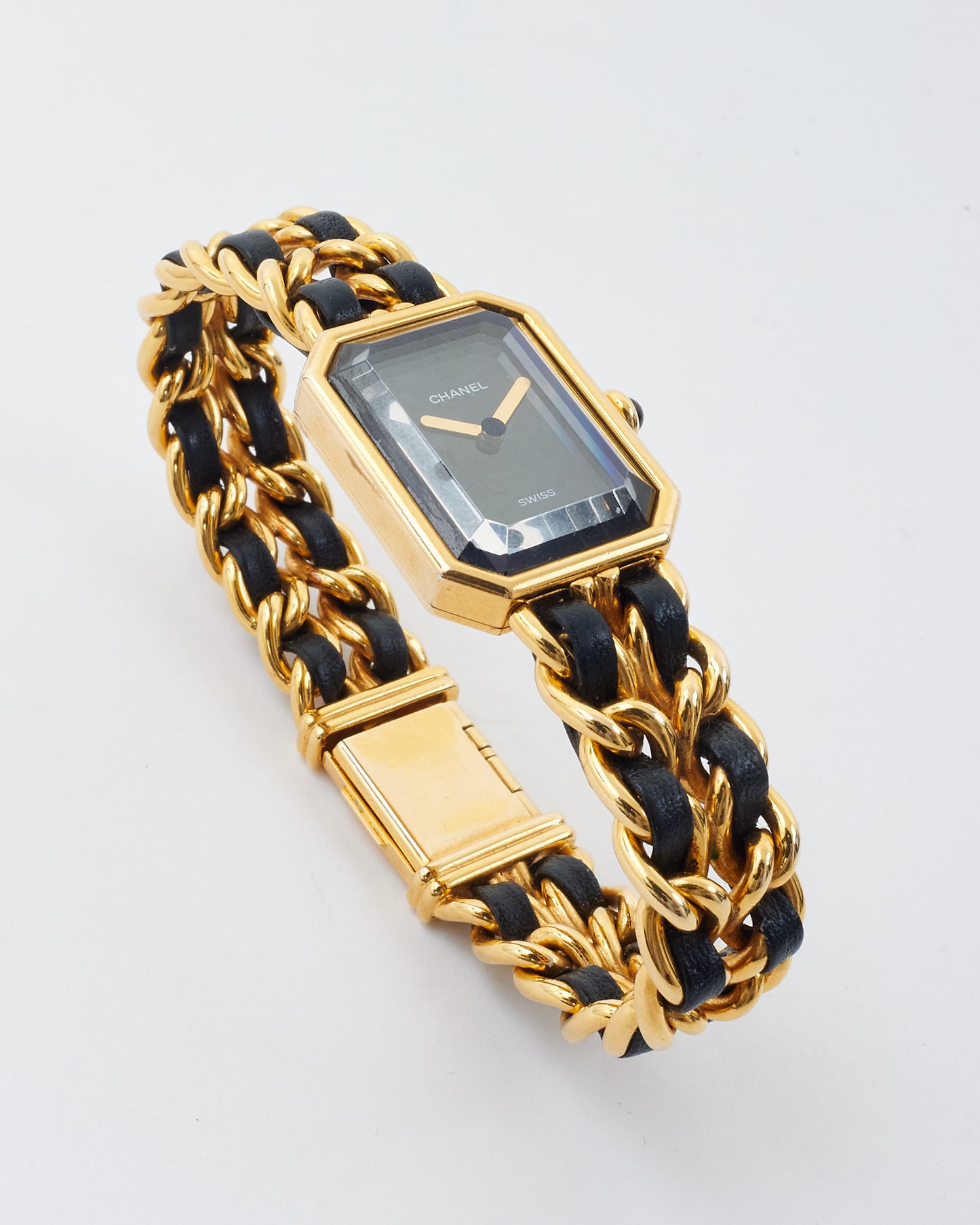 Chanel Vintage Gold and Black Première Édition Watch