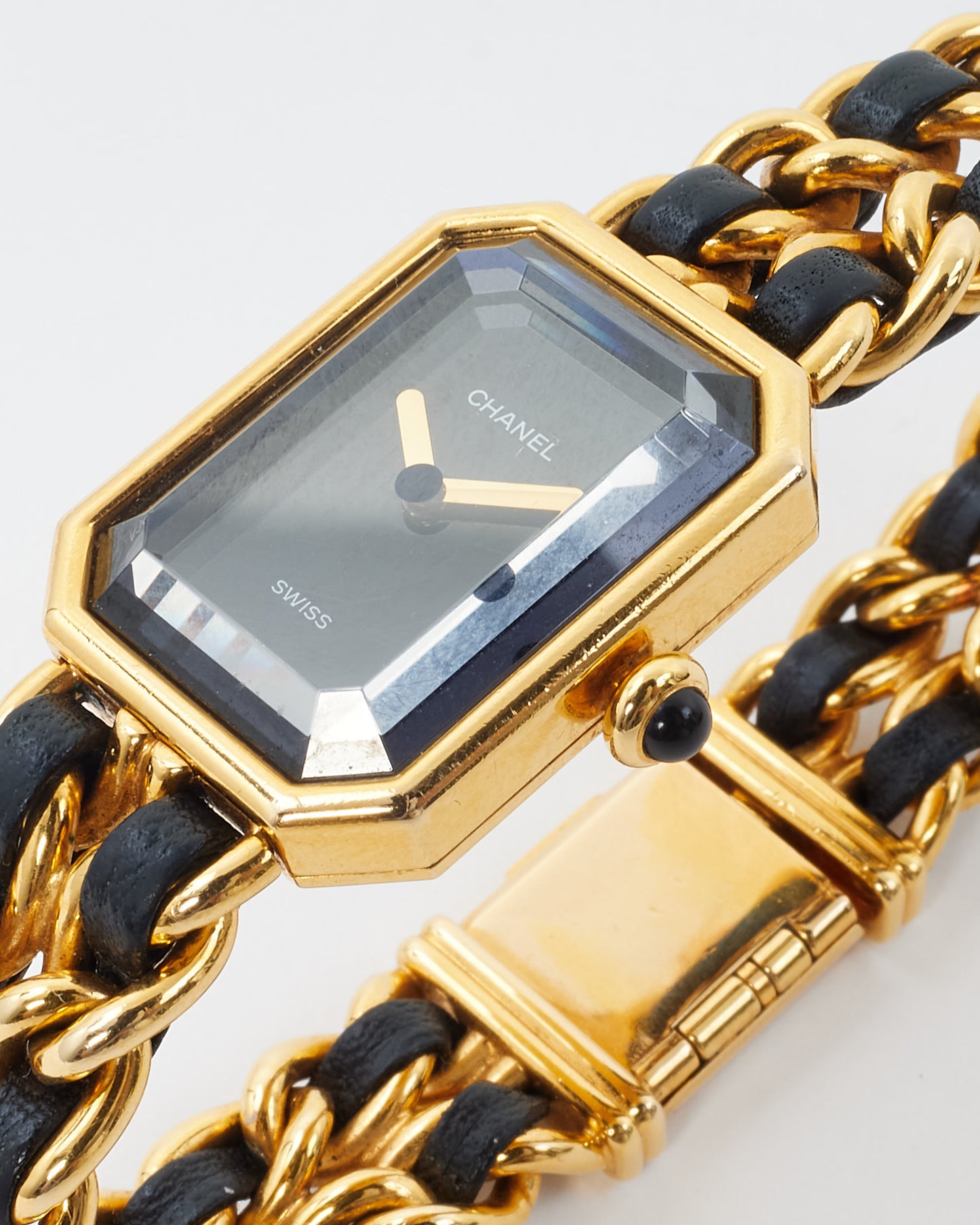 Chanel Vintage Gold and Black Première Édition Watch