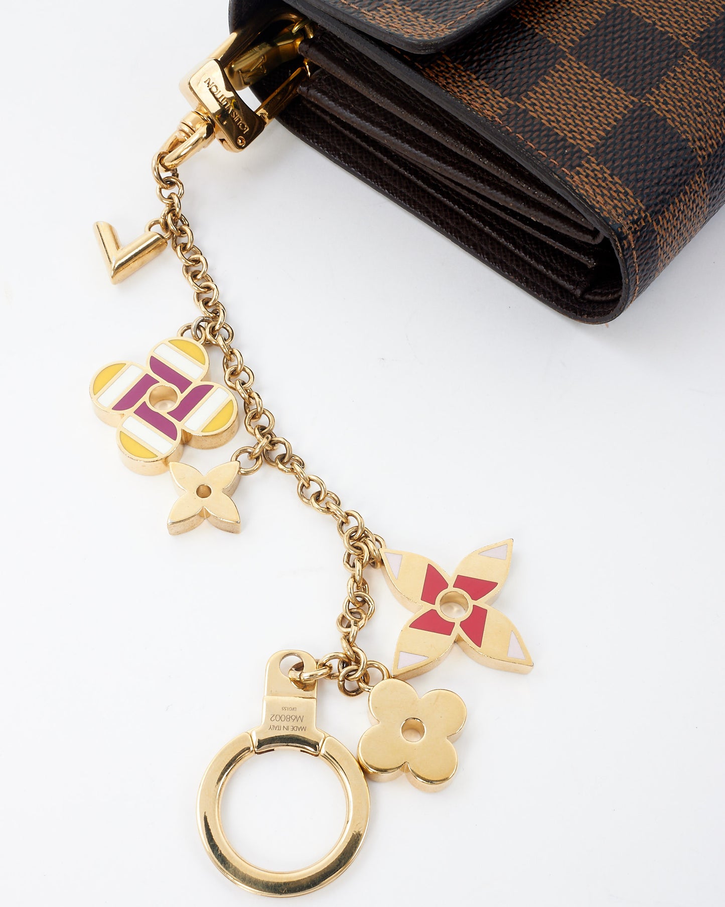 Louis Vuitton Gold Multi Pop Flower Chain Bag Charm