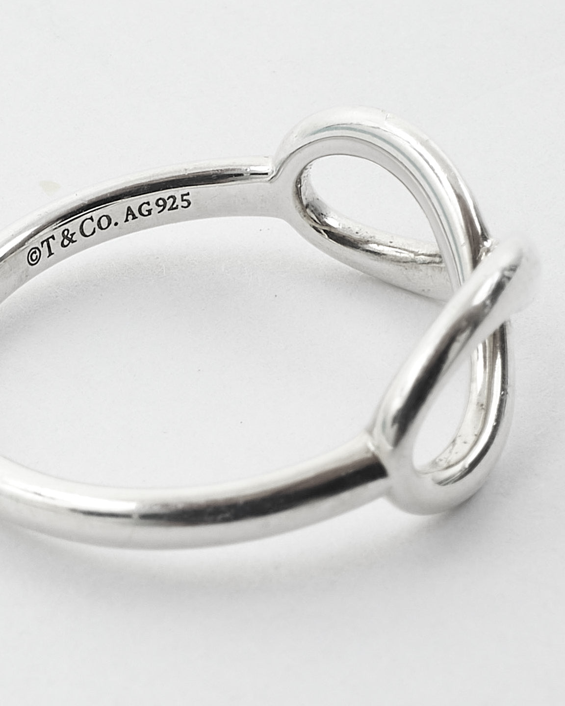 Tiffany 
Co. Silver Infinity Ring - 5.5