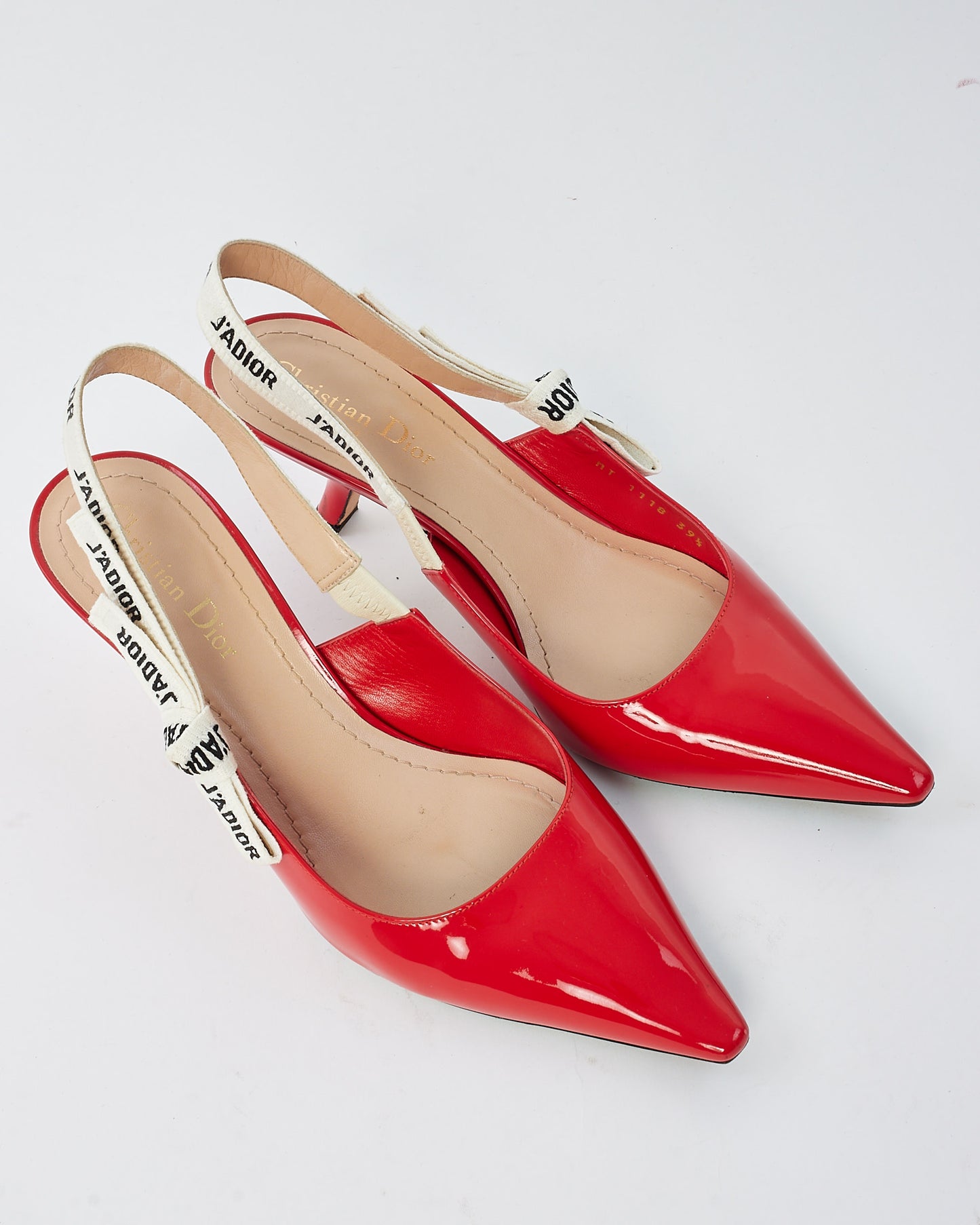 Dior Red Patent Leather J
Adior 60 MM Slingback Pumps - 39.5