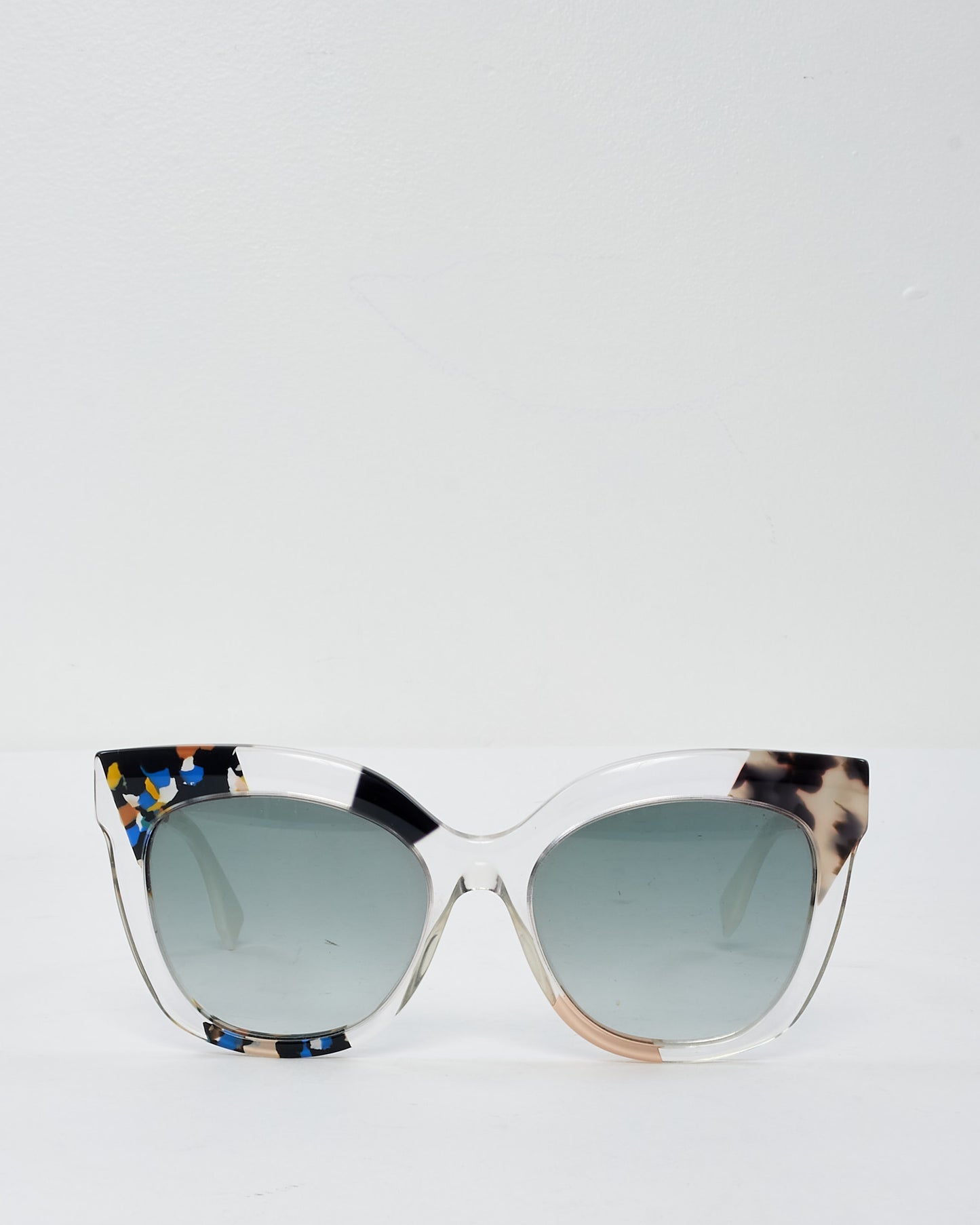 Fendi Multicolor Acetate FF 0179/S Oversized Sunglasses