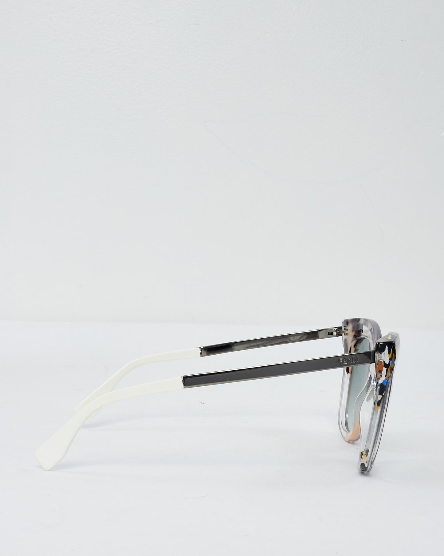 Fendi Multicolor Acetate FF 0179/S Oversized Sunglasses