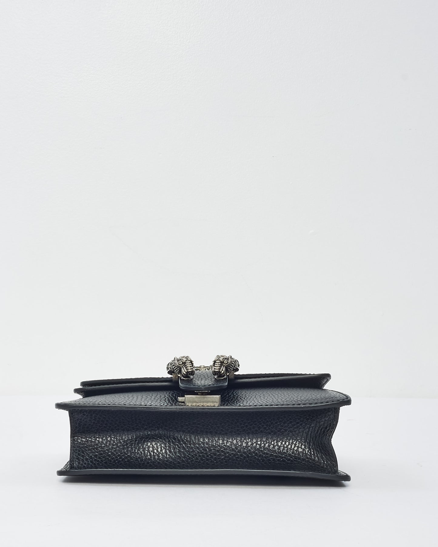 Gucci Black Leather Rhinestone Dionysus Mini Bag