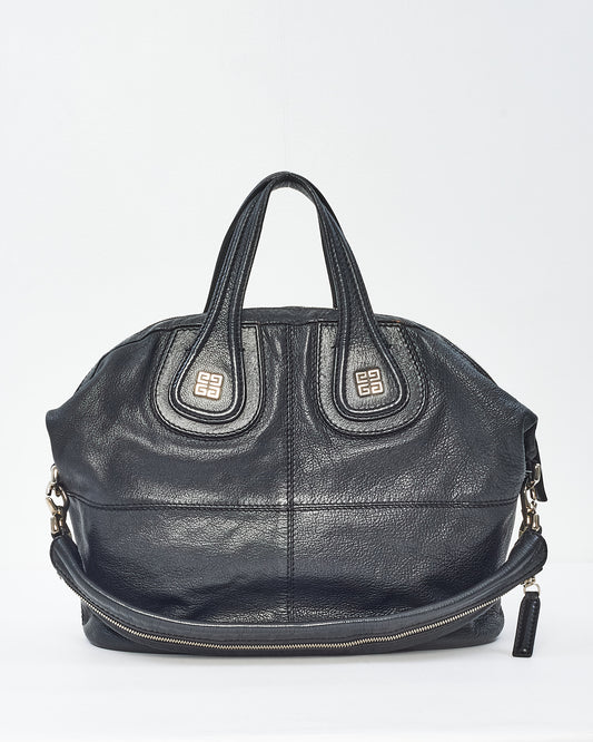 Givenchy Black Leather Nightingale Shoulder Bag