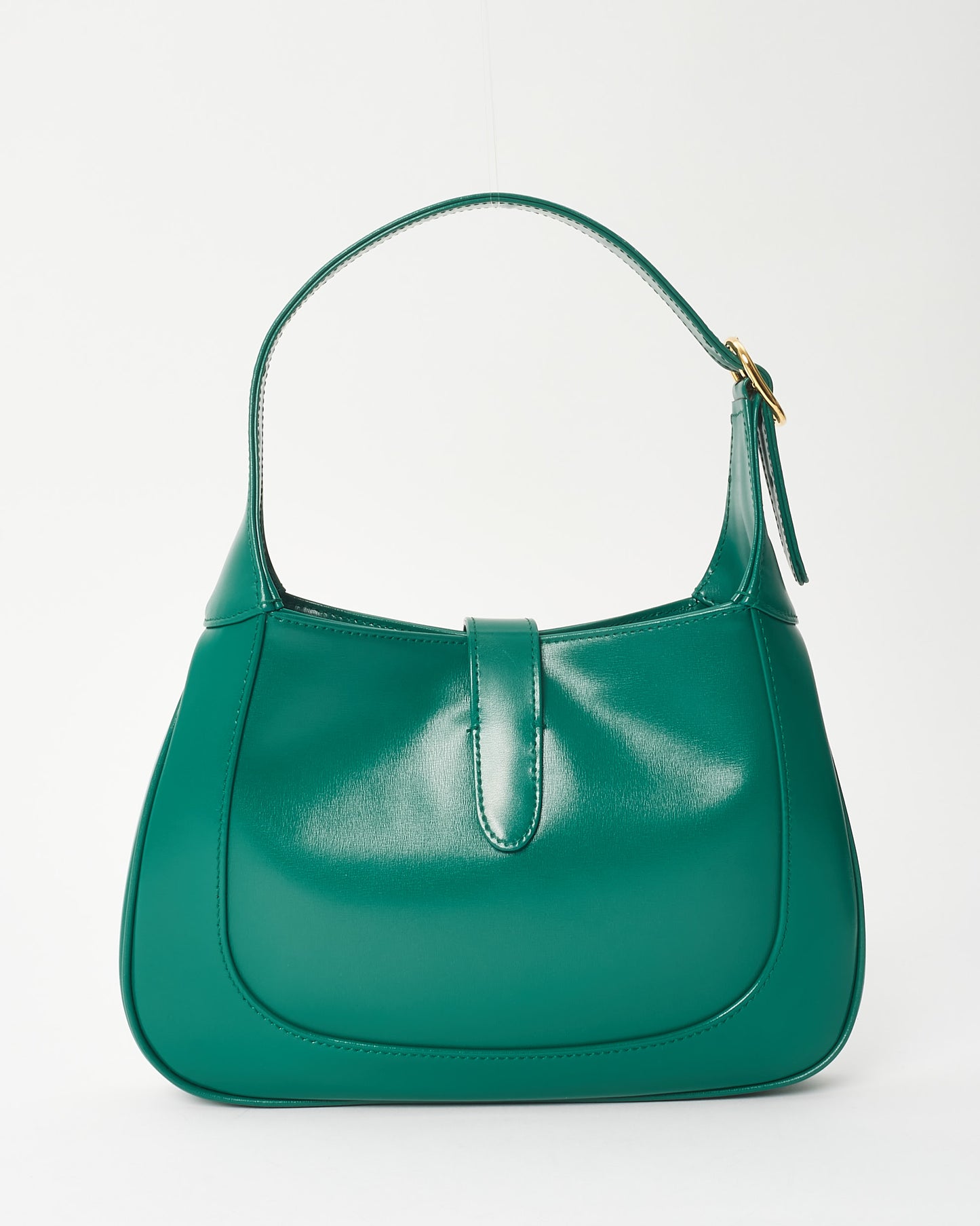 Gucci Emerald Green Leather Small Jackie Shoulder Bag