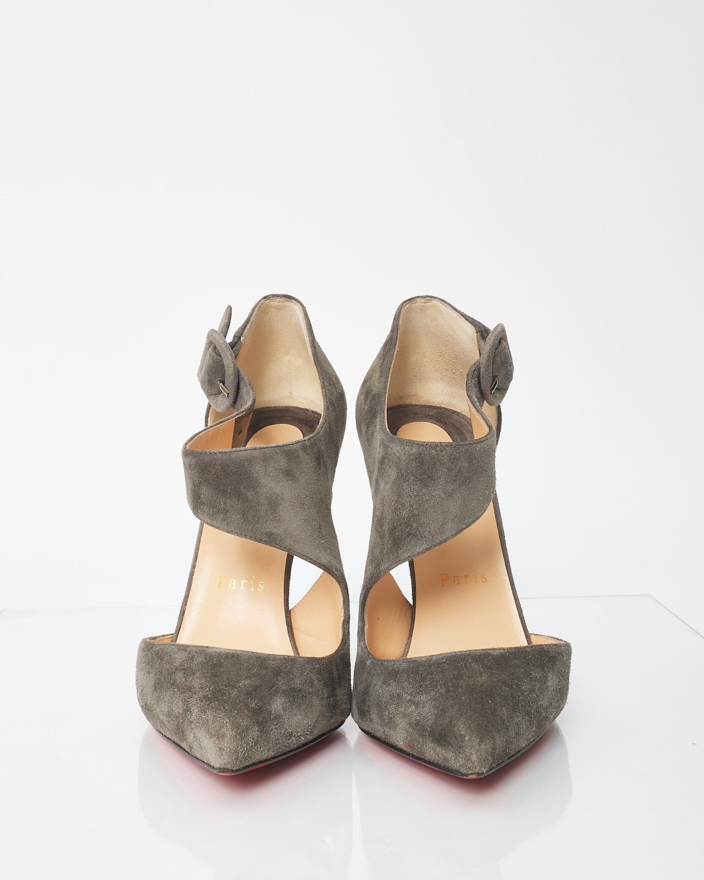 Christian Louboutin Grey Suede D
Orsay Pumps - 37.5